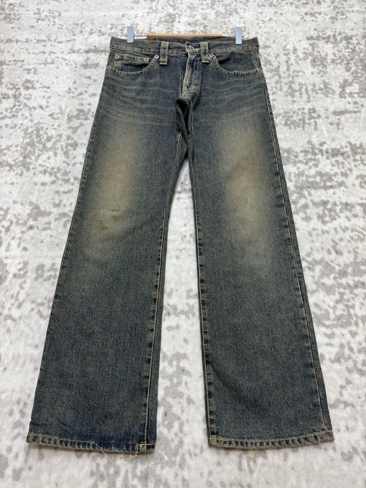 Hysteric Glamour Vintage COCOLULU Y2K Straight Leg Acid Wash Unisex Jeans Size US 31 - 2 Thumbnail