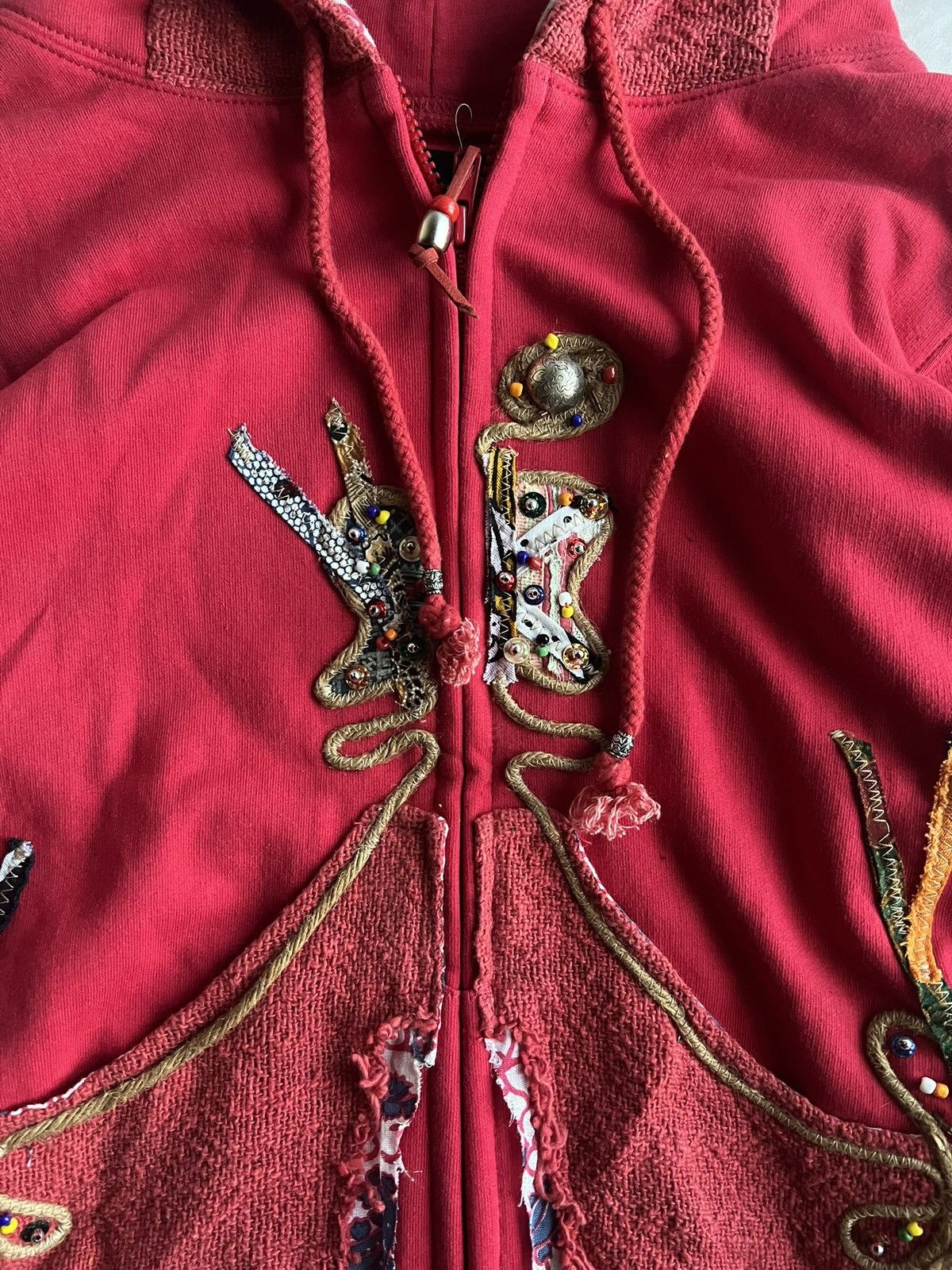 Japanese Brand La Gate Beaded Embroidered “Gekko” Hoodie Size US S / EU 44-46 / 1 - 3 Thumbnail