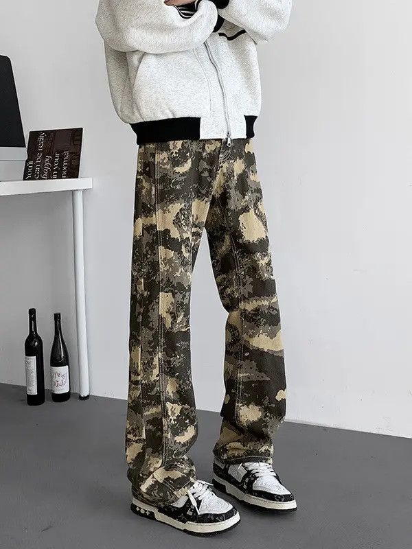 Japanese Brand × Jean Retro loose washed wide leg jeans Size US 32 / EU 48 - 3 Thumbnail