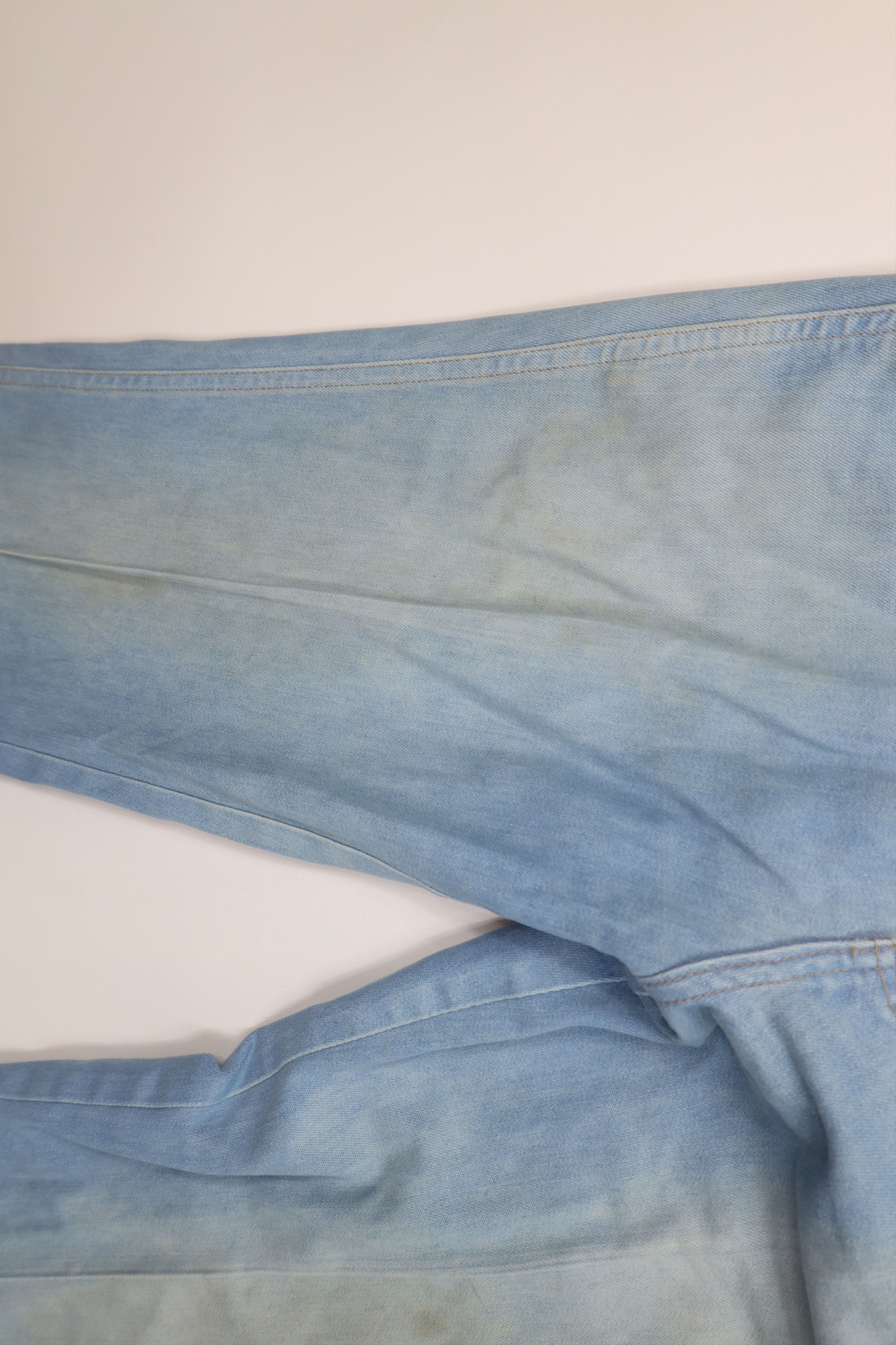 Vintage Vintage 70s Streetwear Flared Stretch Denim Jeans Blue Size US 30 / EU 46 - 8 Thumbnail