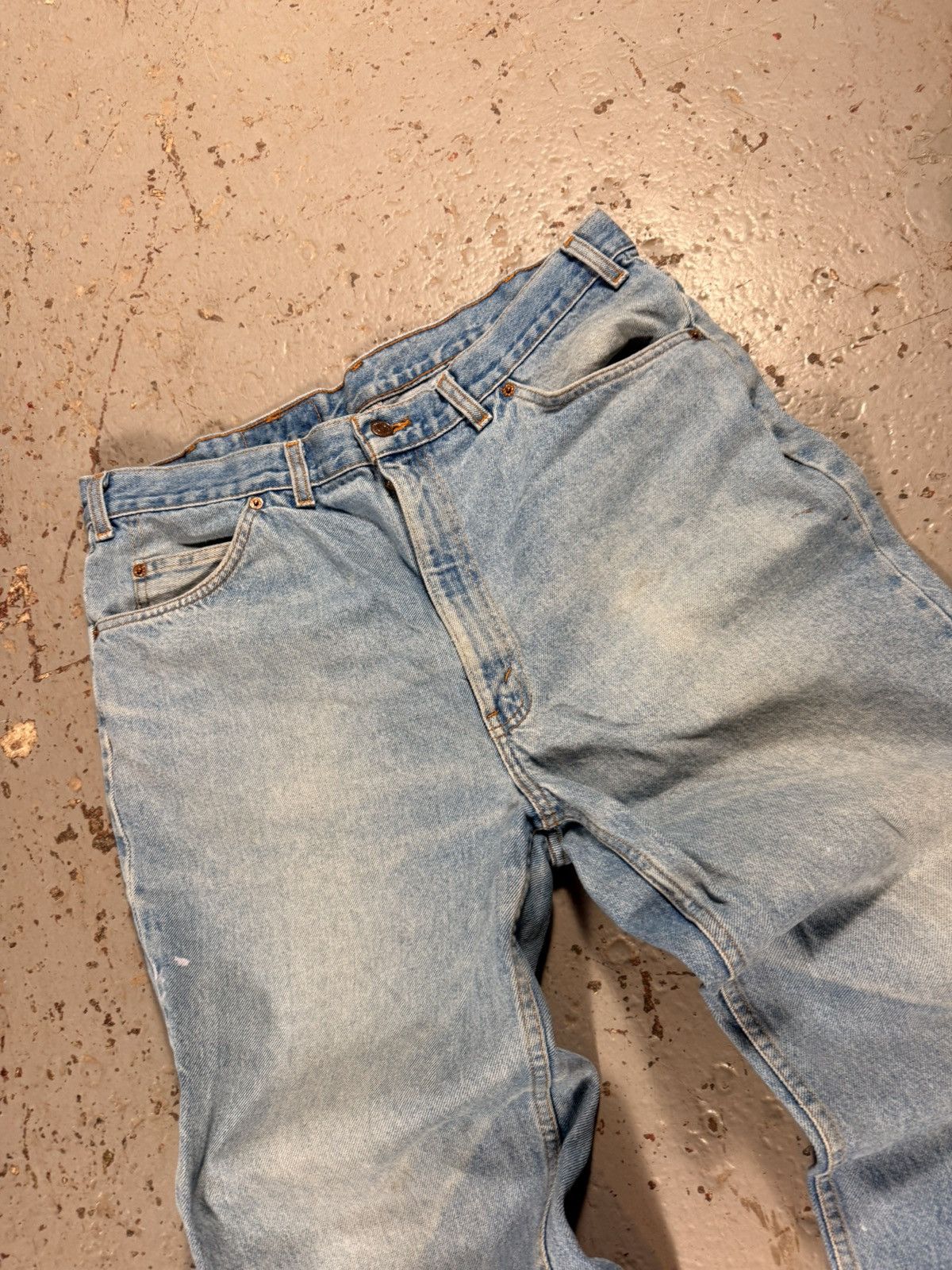 Levi's Vintage Paint Splash Classic Orange Tag Levi Denim Pants Size US 36 / EU 52 - 4 Thumbnail