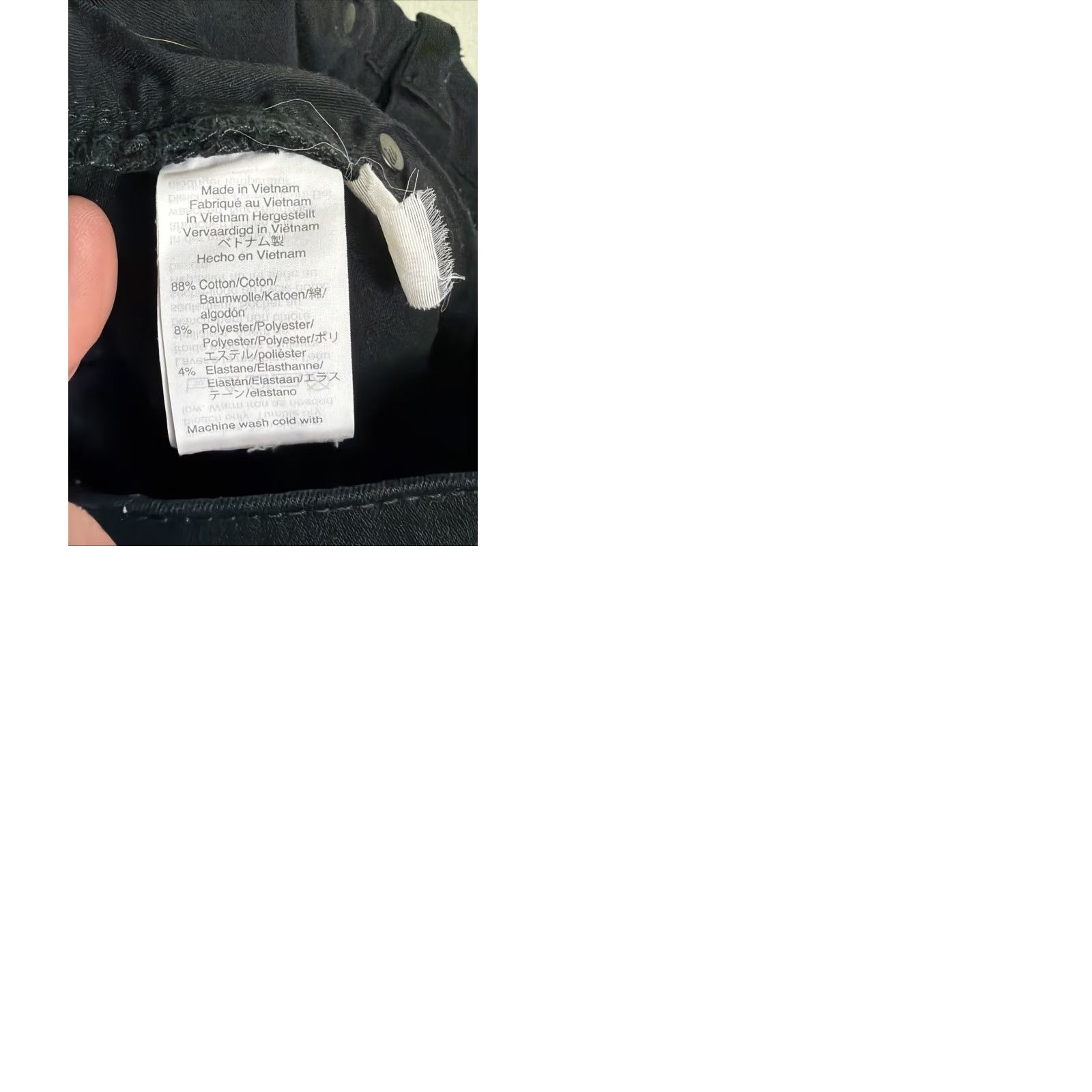 Madewell VINTAGE Madewell 9” High-rise Skinny Jeans Black Womens Size 36x29 Size 25" / US 0 / IT 36 - 10 Thumbnail