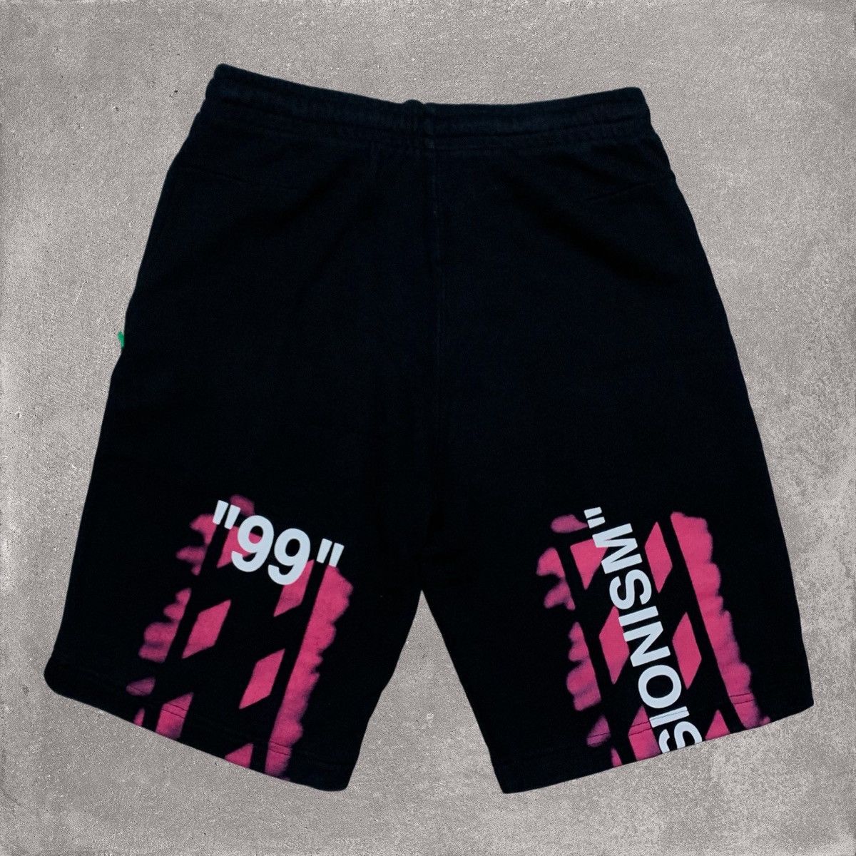 パンツ Off-White Impressionism Black Shorts S Off White Impressionism Shorts | Grailed
