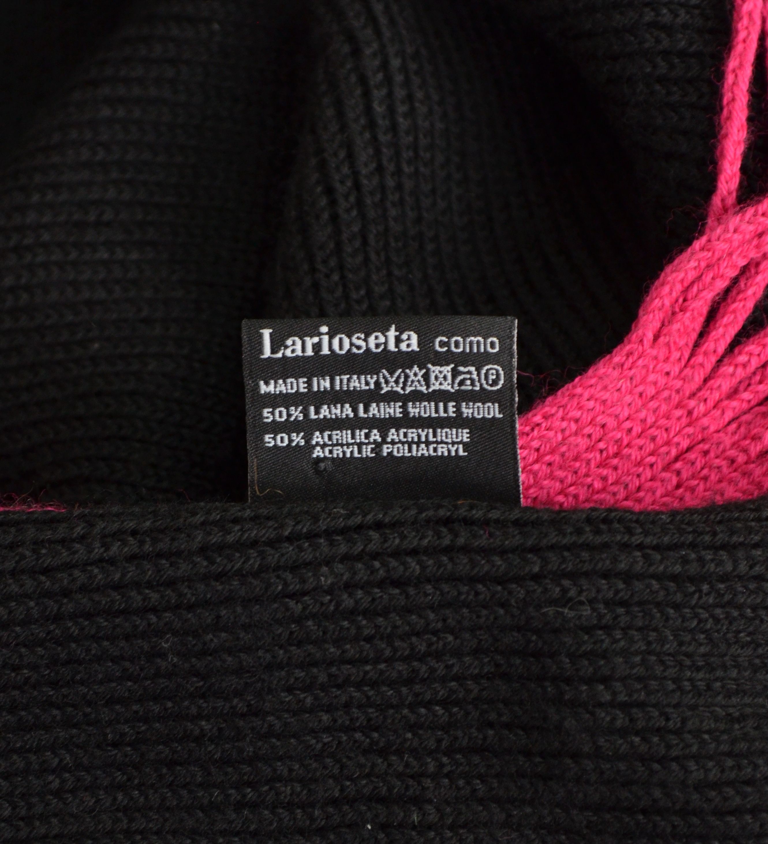Designer × Moschino Moschino Boutique Larioseta Wool/Acryl Poncho Wrap OS Luxury Size ONE SIZE - 10 Thumbnail