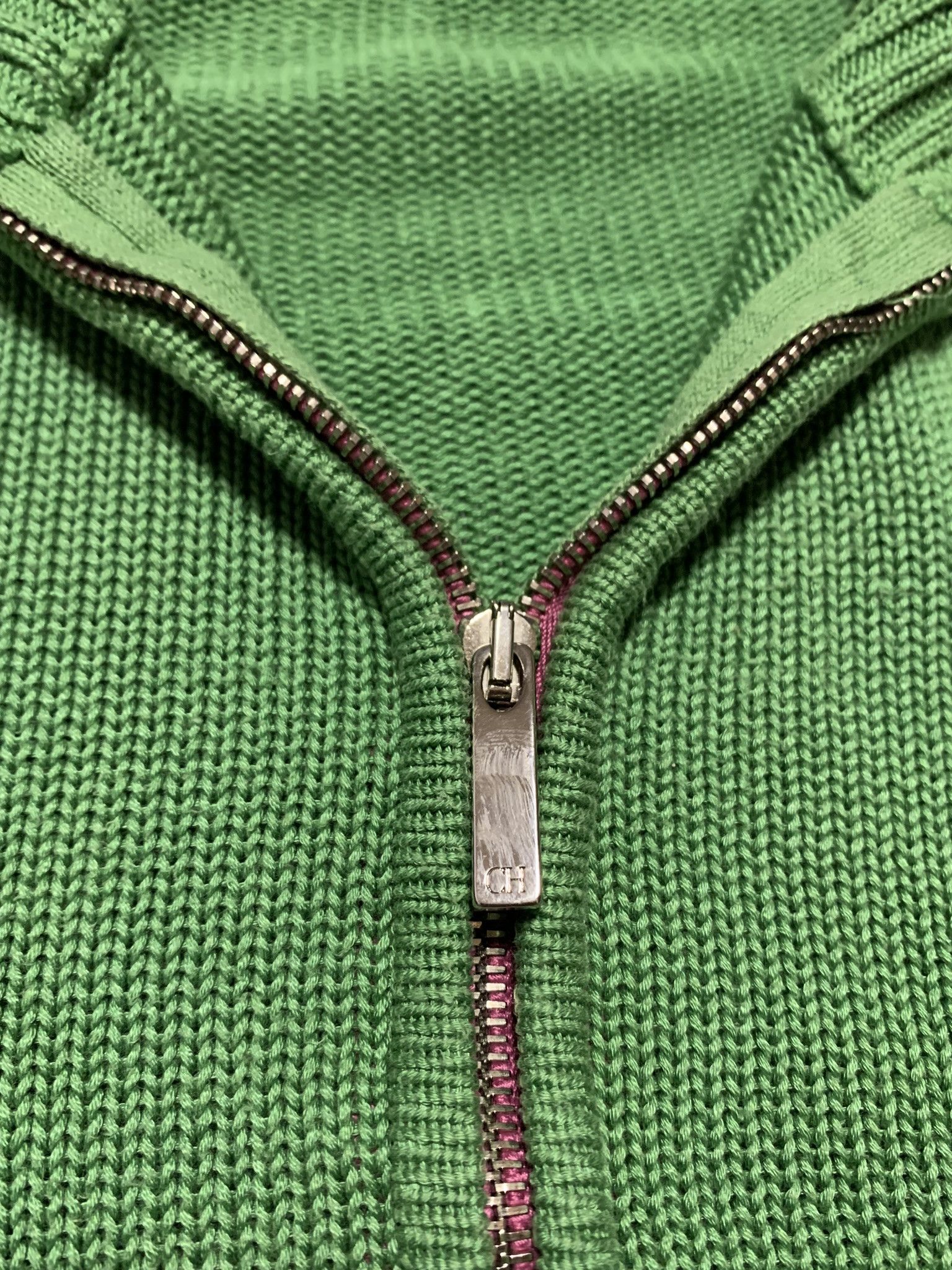 Carolina Herrera Carolina Herrera Green Full Zip Cardigan Men Size L Size US L / EU 52-54 / 3 - 6 Thumbnail