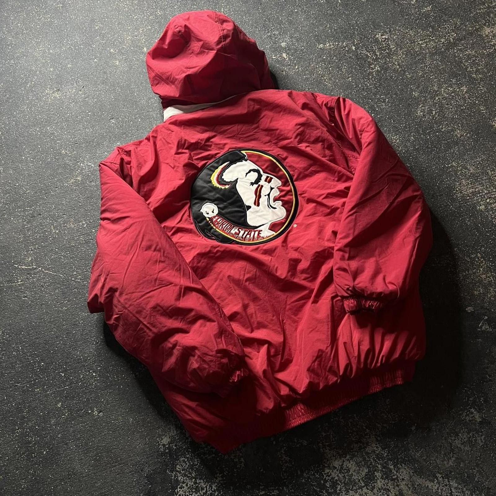 Starter Vintage 90’s Starter Florida State Puffer Jacket Size US XL / EU 56 / 4 - 3 Thumbnail