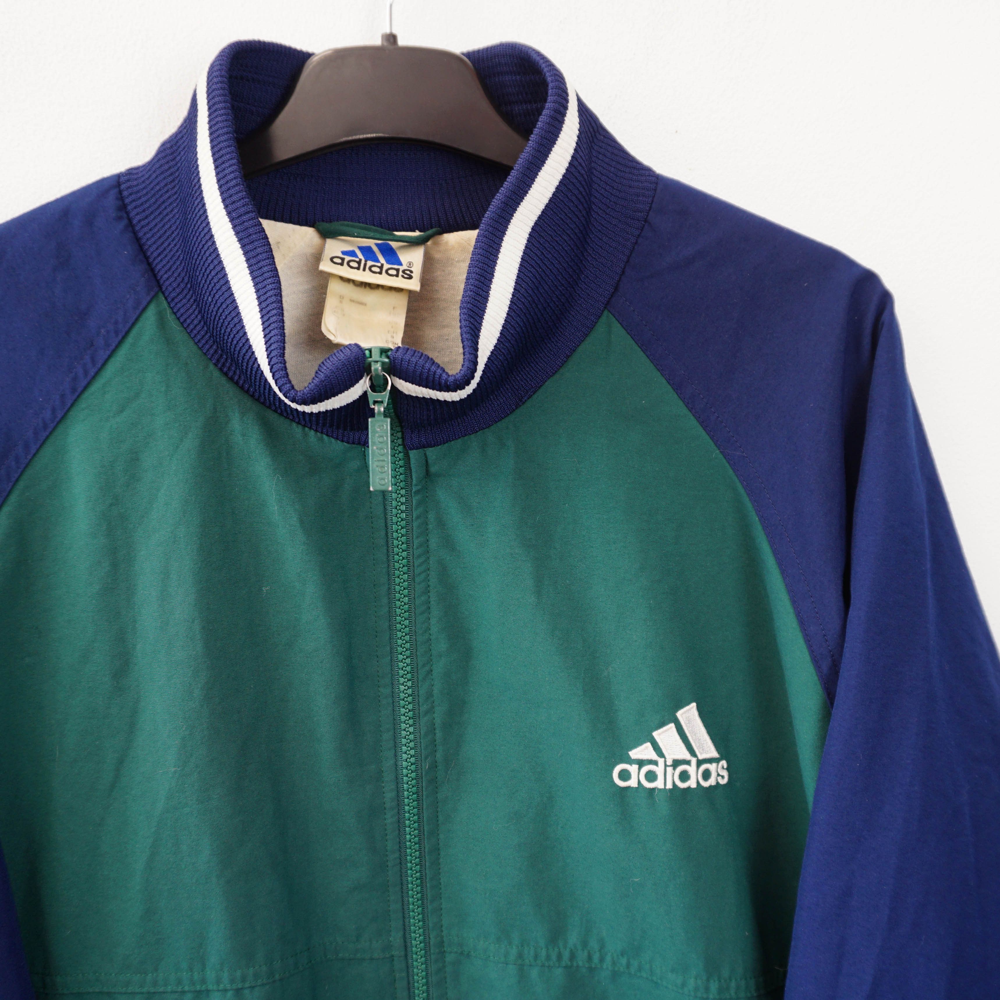 Adidas × Vintage Archive 1990's Vintage Embroidery Track Jacket Size US XL / EU 56 / 4 - 2 Thumbnail