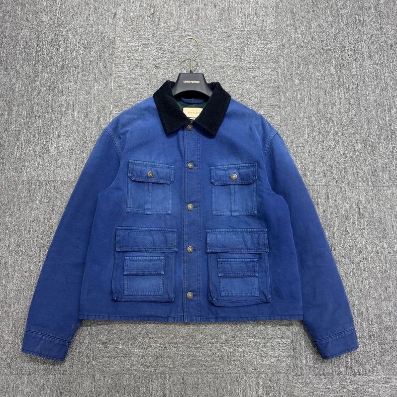 Gucci Gucci Vintage Work Jacket with Pockets-dmc Size US L / EU 52-54 / 3 - 1 Thumbnail