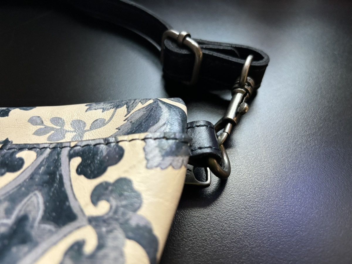 Patricia Nash Patricia Nash Renaissance Revival Blue Leather Belt Bag Size ONE SIZE - 3 Thumbnail
