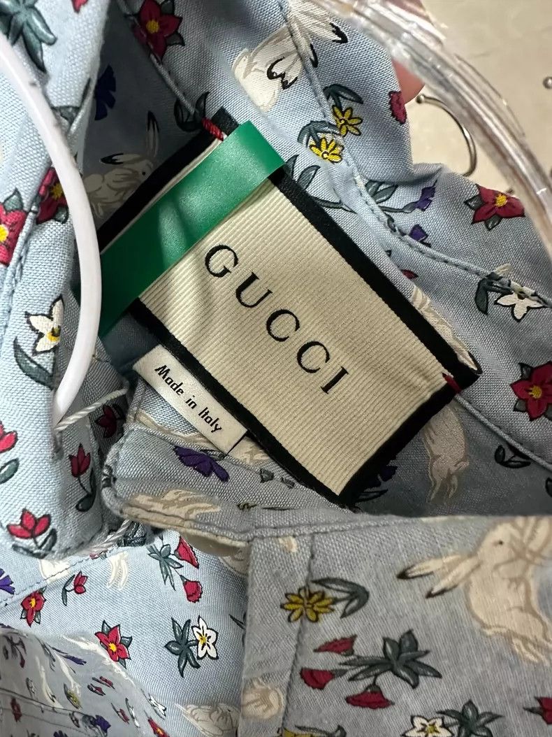 Gucci Gucci Floral full-print shirt Size XS / US 0-2 / IT 36-38 - 4 Thumbnail