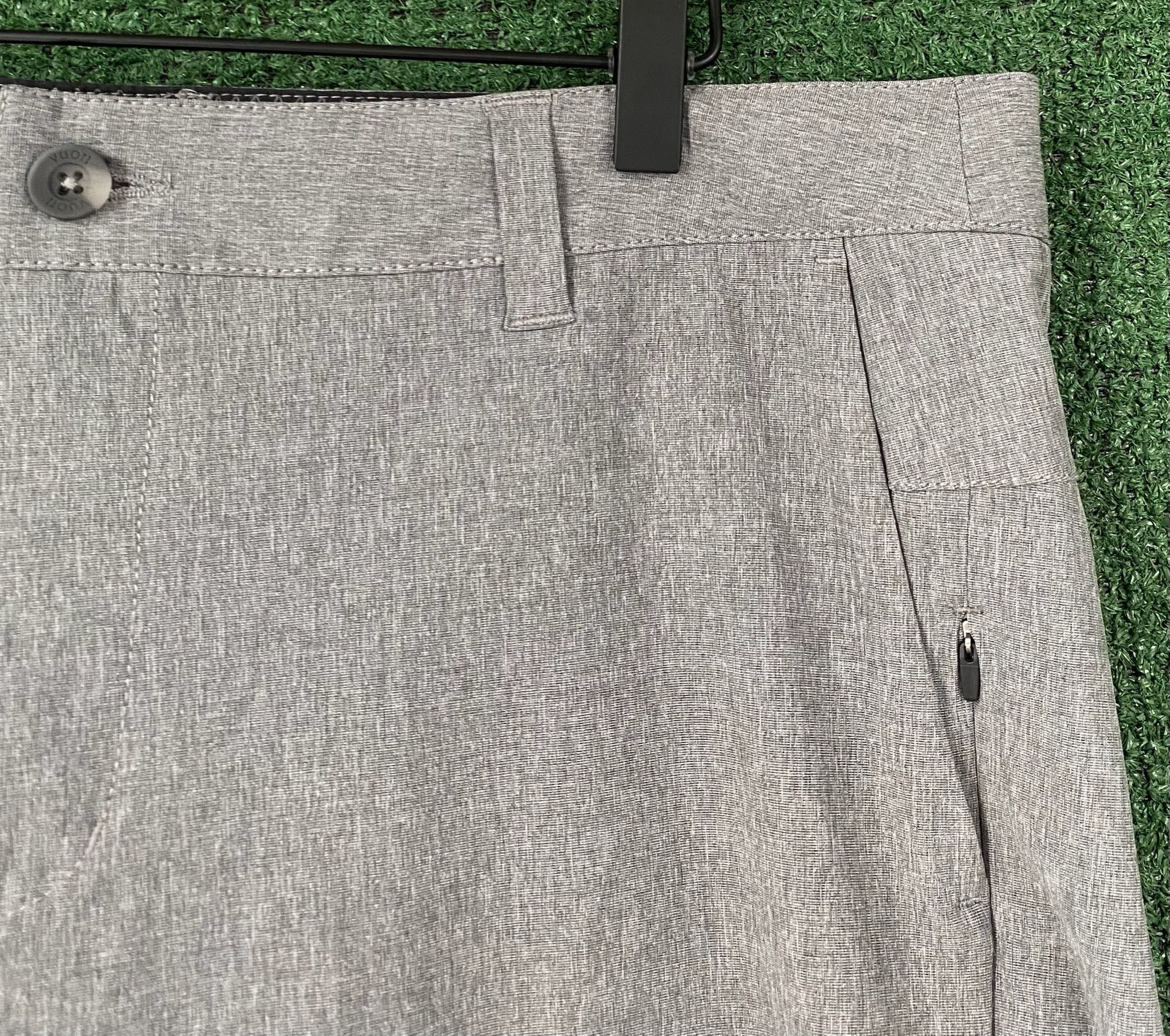 Vuori Vuori Aim Concrete Grey Heather Performance Shorts Size 35 Size US 34 / EU 50 - 3 Thumbnail