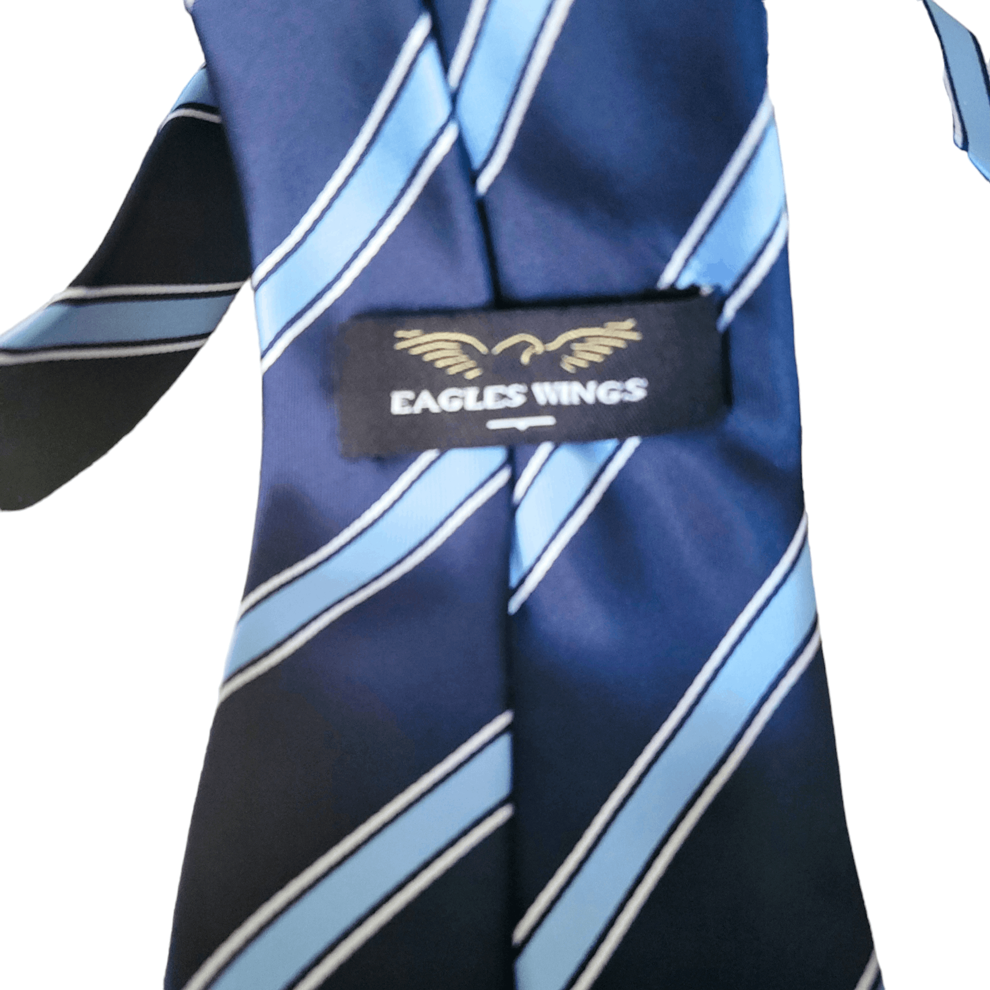 NBDN Nobrandedon North Carolina Tar Heels Woven Poly Blue Tie Size ONE SIZE - 3 Thumbnail
