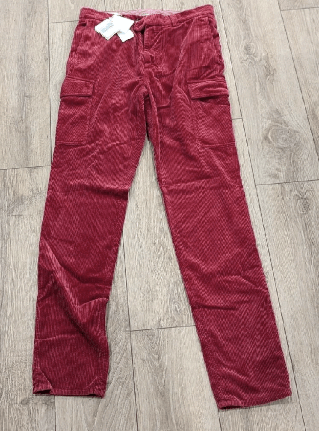 Brunello Cucinelli Brunello Cucinelli Solid Corduroy Pants Rosso 48 US 32 Size US 32 / EU 48 - 1 Thumbnail
