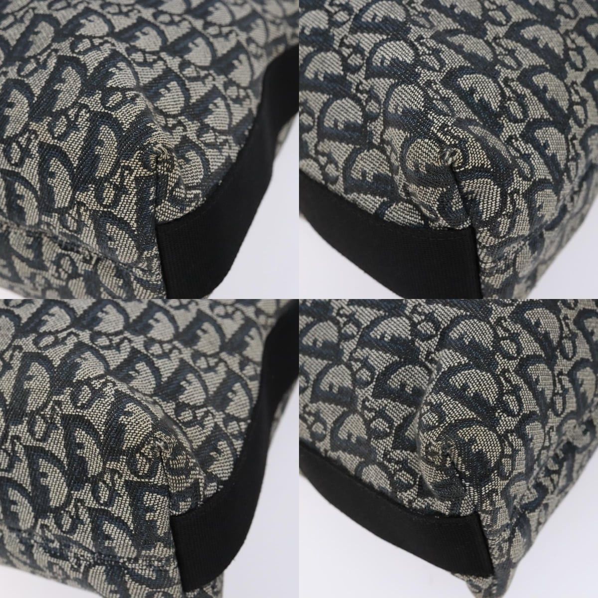 Dior DIOR Trotter Canvas Shoulder Bag Navy Silver Size ONE SIZE - 10 Thumbnail