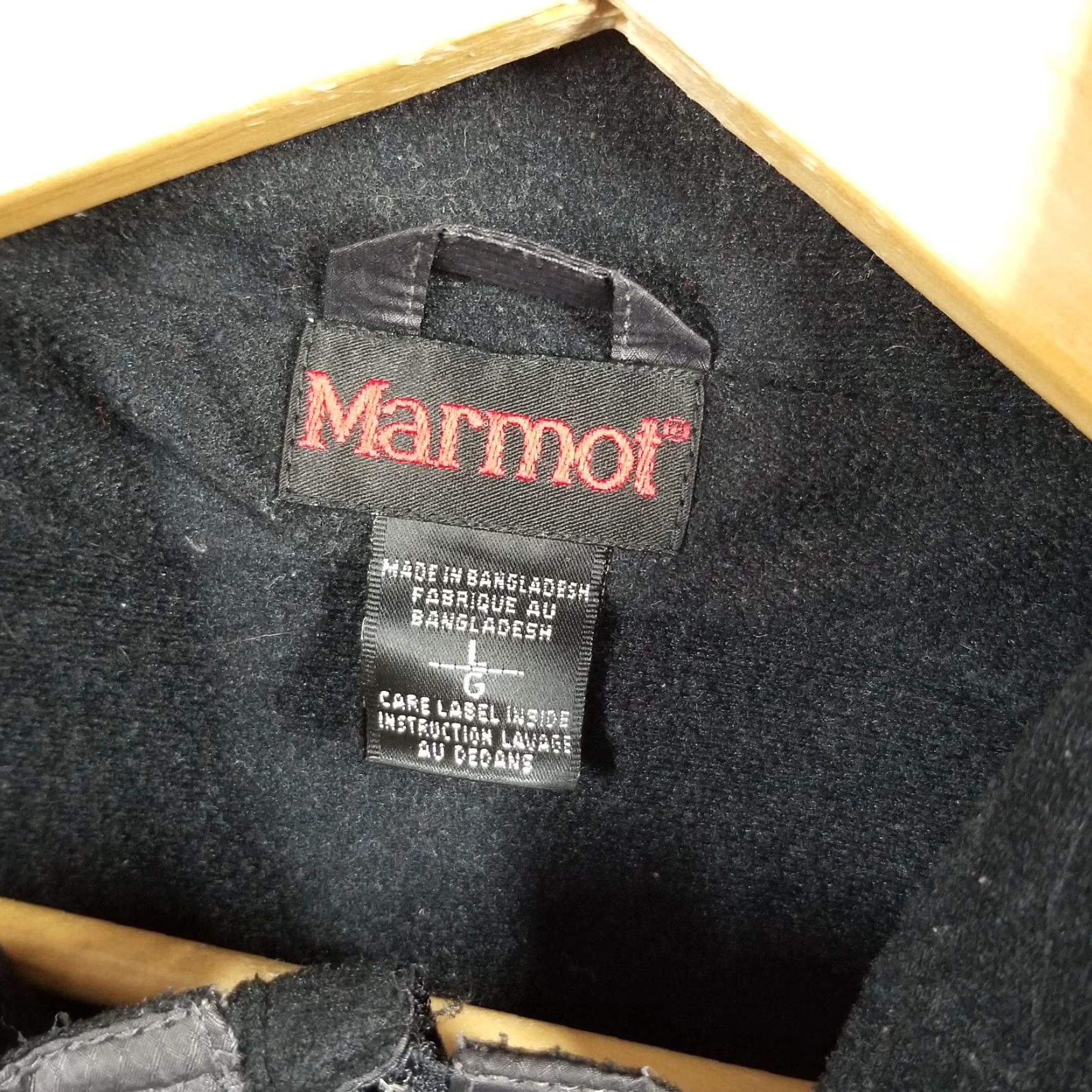 Marmot Marmot Vest Womens Large Black Windbreaker Vest Outdoor Ski Size L / US 10 / IT 46 - 2 Thumbnail