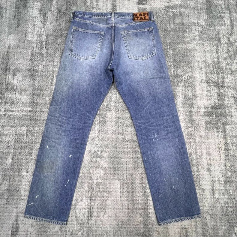 Kapital Kapital Stitch embroidered patch jeans- Size US 34 / EU 50 - 4 Thumbnail