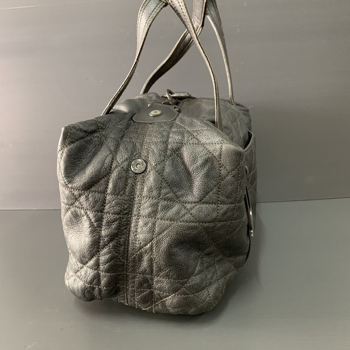 Christian Dior Monsieur Christian Dior Leather Boston Bag Size ONE SIZE - 3 Thumbnail