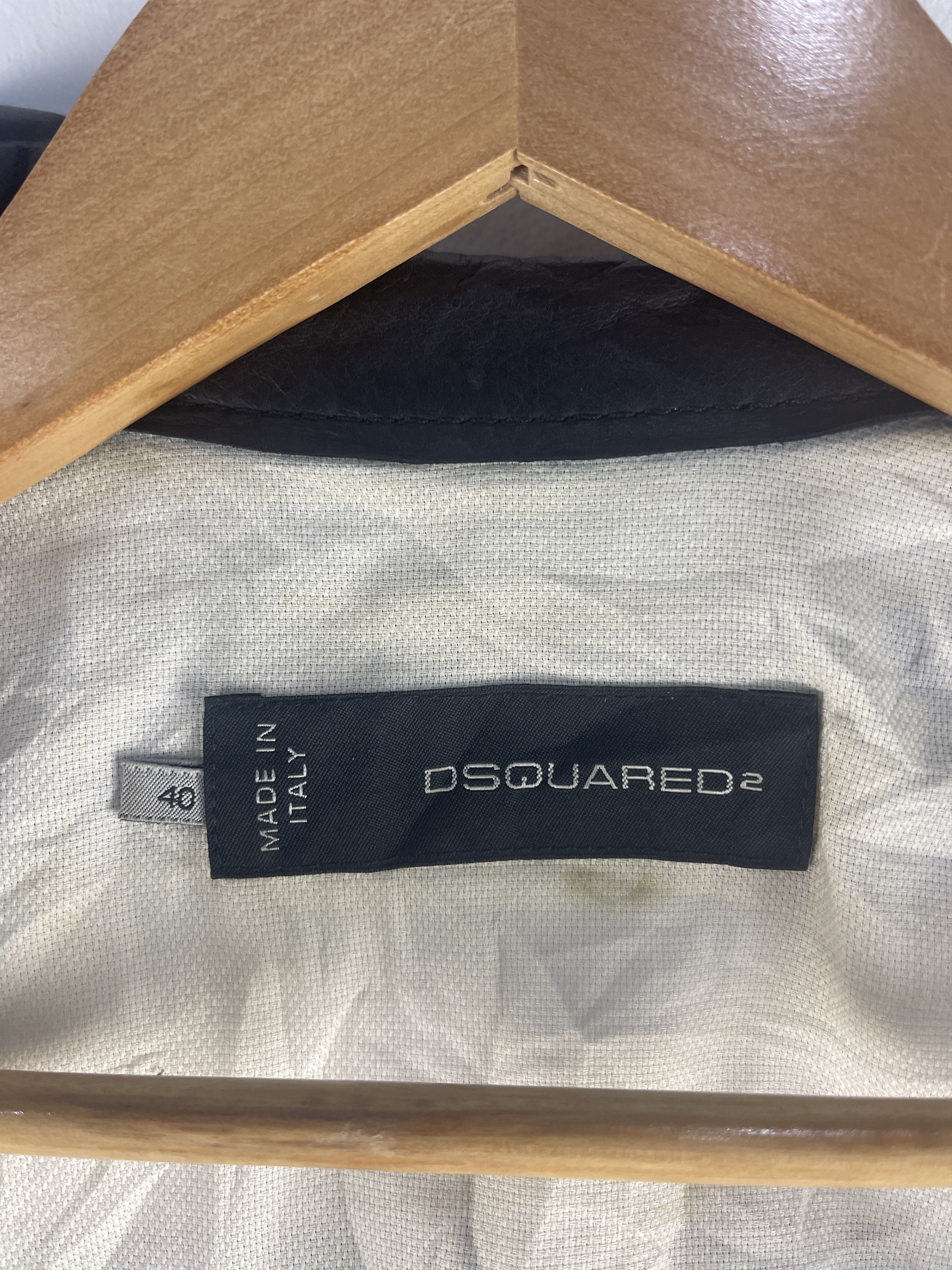 Dsquared2 Dsquared2 Cropped Tweed Biker Jacket - Made in Italy Size US XXS / EU 40 - 15 Thumbnail