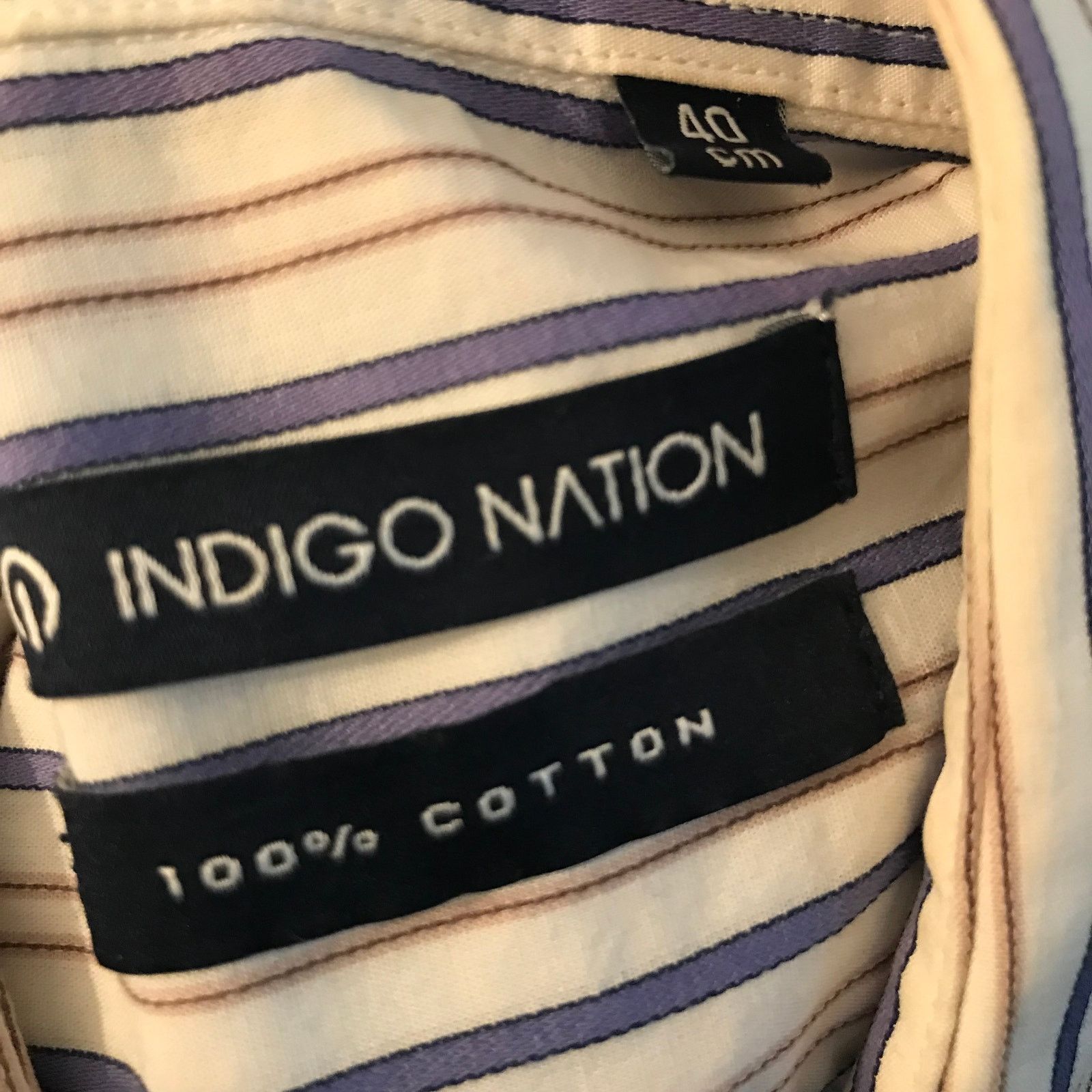 Indigo INDIGO NATION Shirt Men’s M (40 CM) Multicolored LS Size US M / EU 48-50 / 2 - 6 Thumbnail