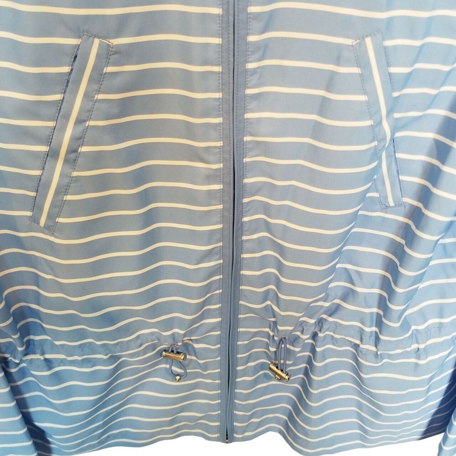 Lauren Ralph Lauren Lauren Ralph Lauren Womens Striped Full Zip Jacket Size M Size M / US 6-8 / IT 42-44 - 3 Thumbnail