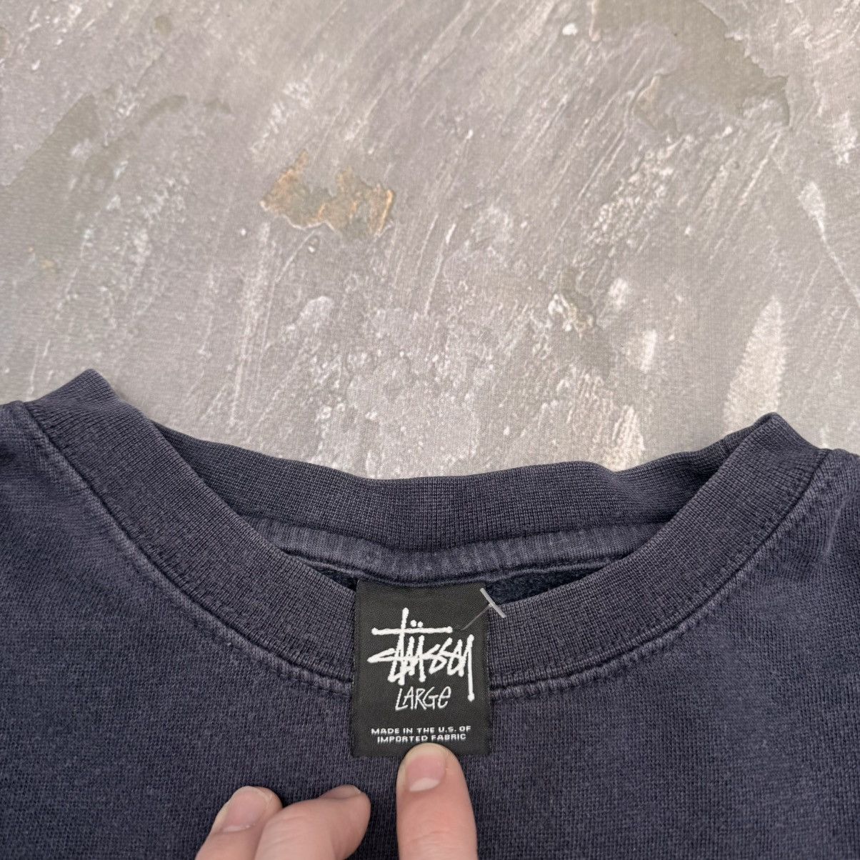 Stussy 2000s Stussy Vintage Boxy Spell Out Logo Crewneck Sweatshirt Size US L / EU 52-54 / 3 - 5 Thumbnail