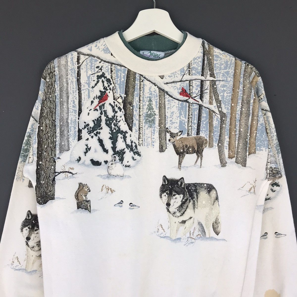 Habitat × Vintage Vintage habitat fox big logo crewneck sweatshirt Size US M / EU 48-50 / 2 - 3 Thumbnail