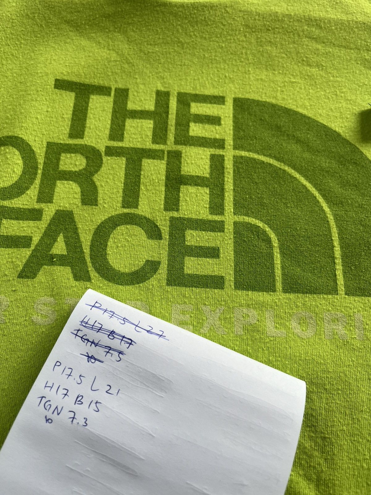 Japanese Brand × The North Face × Vintage 🍊The North Face Big Logo Tee Japan Size US S / EU 44-46 / 1 - 8 Thumbnail