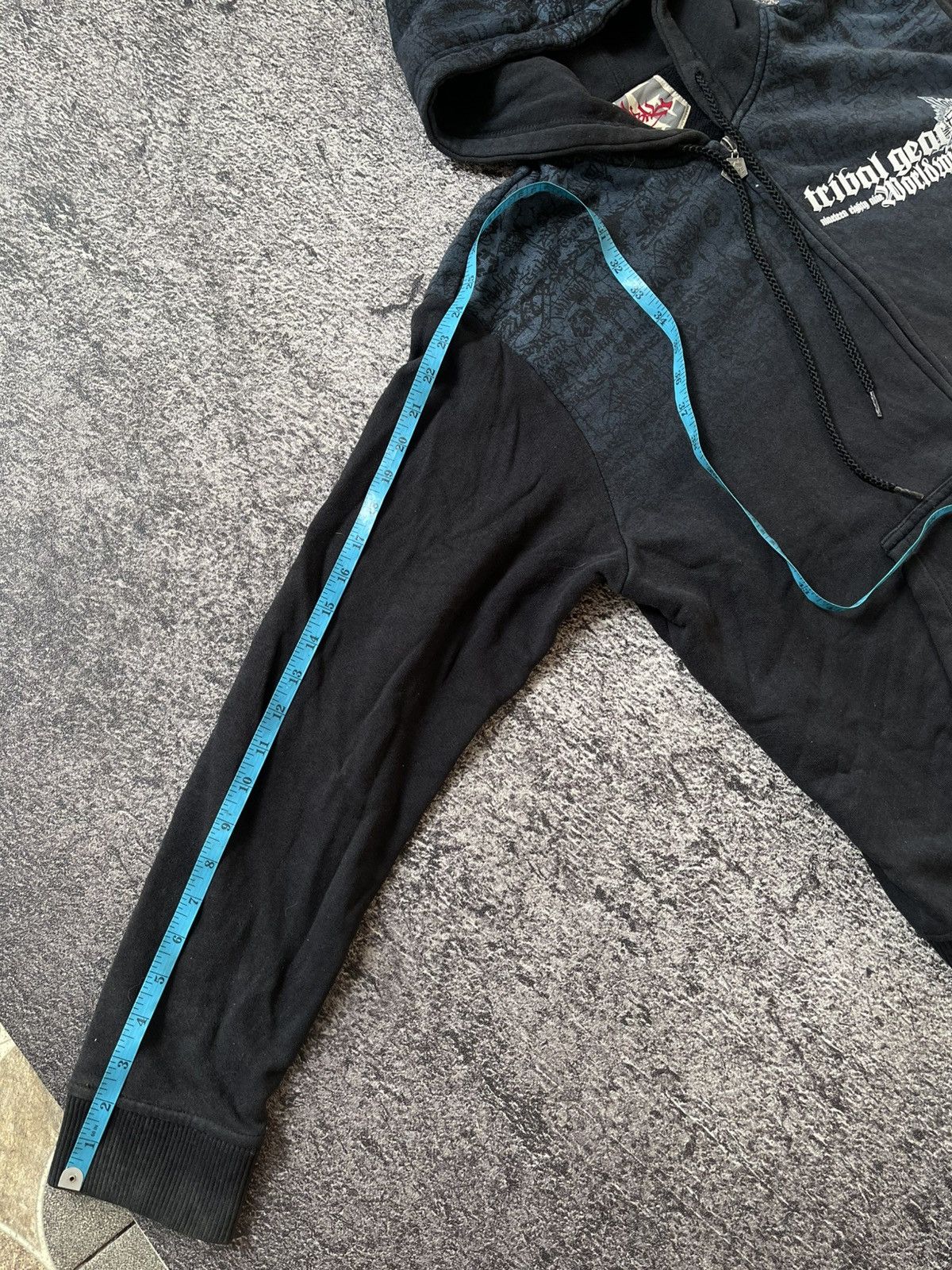 Japanese Brand Y2K Tribal Gear ifsixwasnine style ziphoodie Size US L / EU 52-54 / 3 - 7 Thumbnail