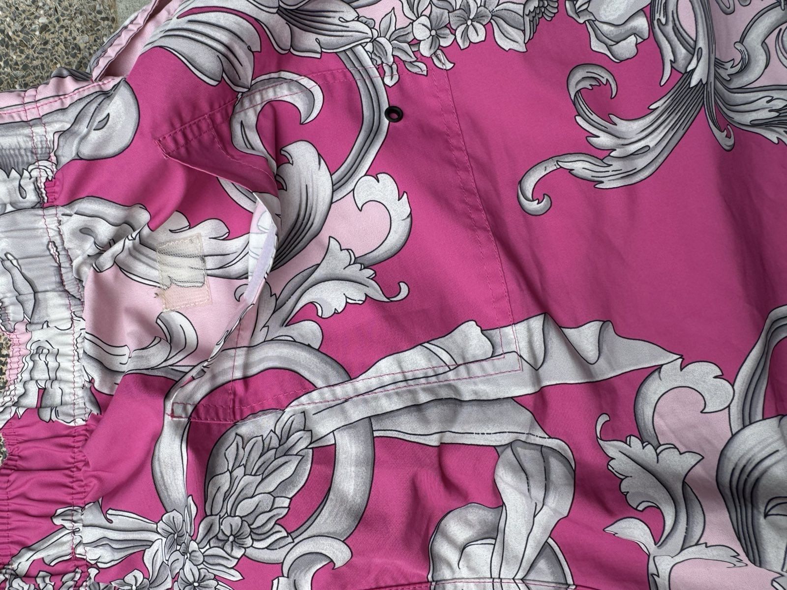 Versace Versace Pink Angel Nylon SwimShorts Size US 31 - 6 Thumbnail