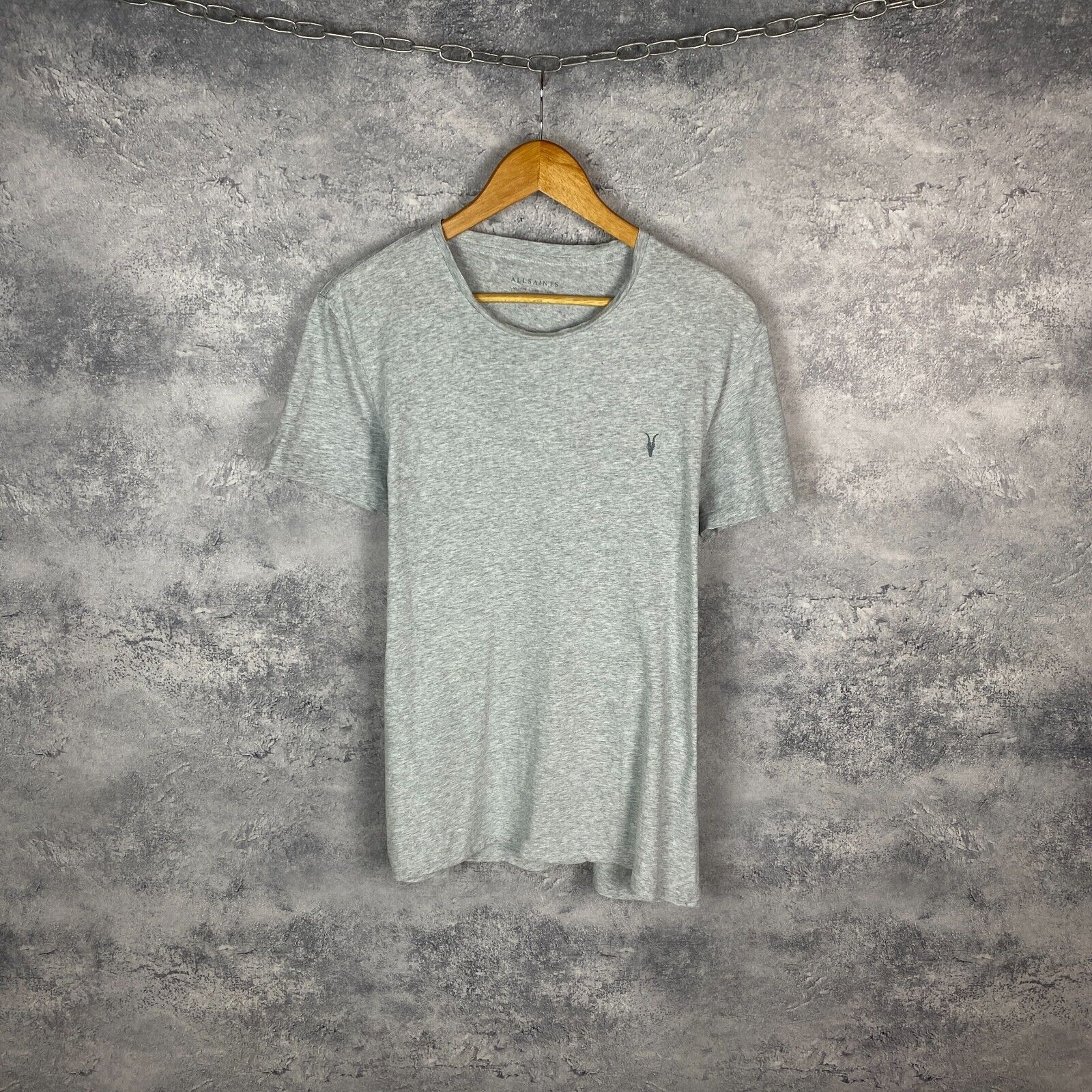 Allsaints Allsaints Tee Men's Size M Gray Short Sleeve ` Size US M / EU 48-50 / 2 - 1 Thumbnail