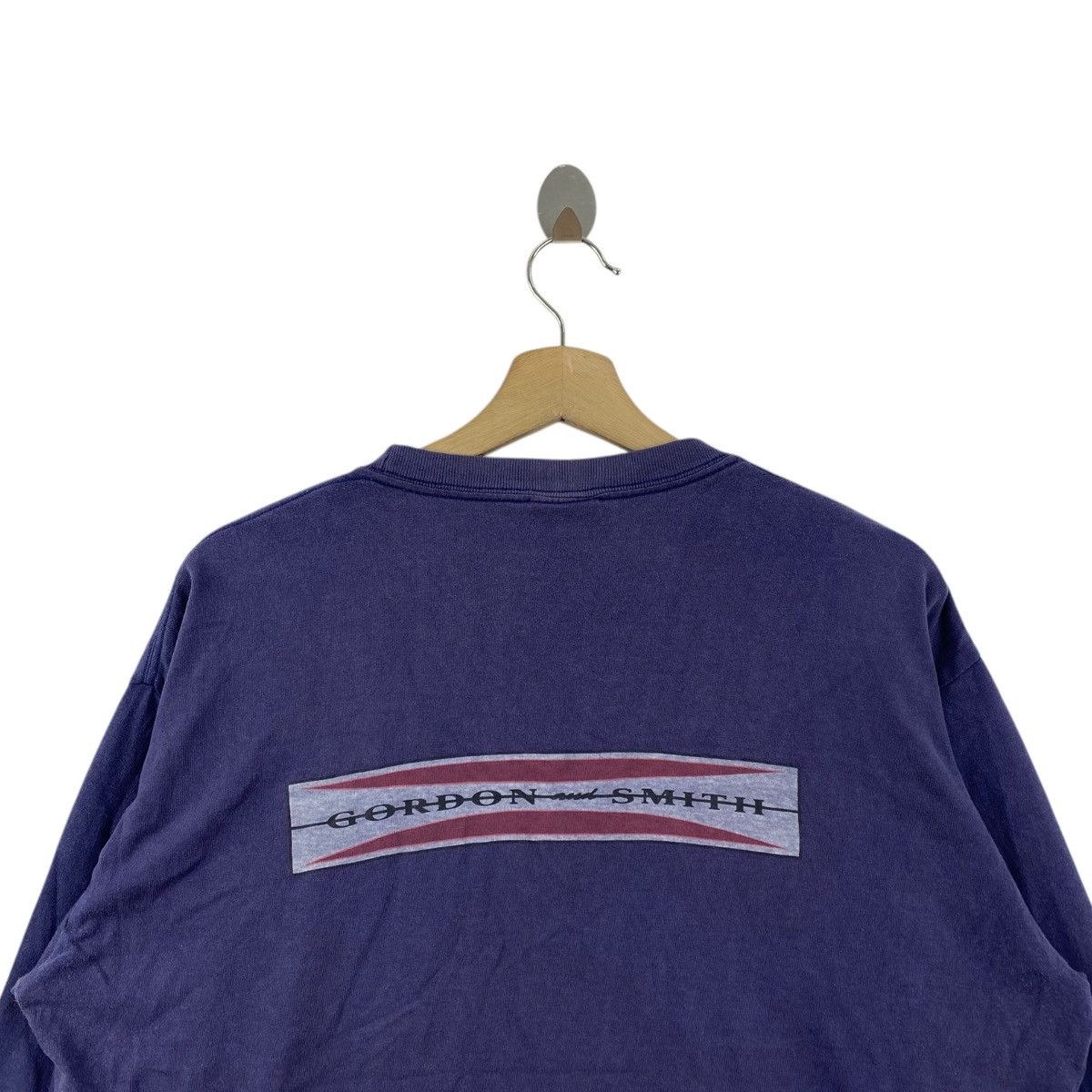 Vintage Vintage 90s GORDON and SMITH Surf Logo Print Navy Short Size US L / EU 52-54 / 3 - 2 Thumbnail