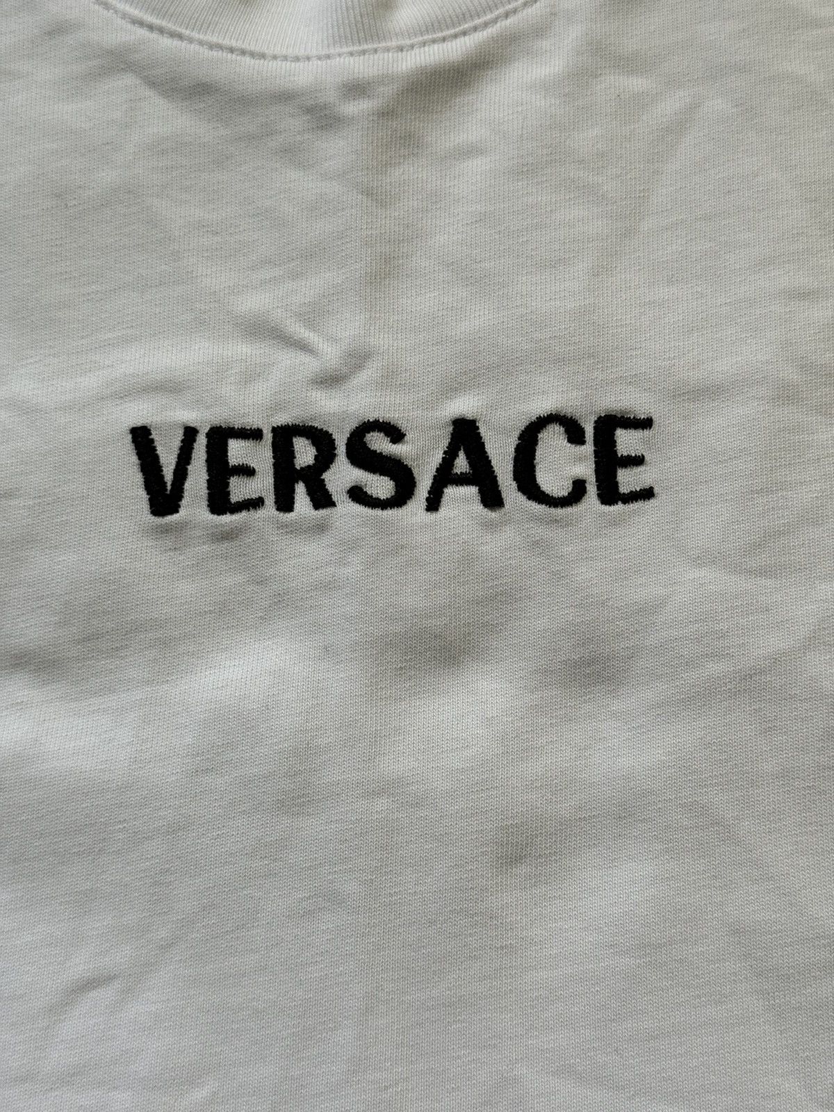 Designer × Versace × Versace Jeans Couture Versace Jeans Couture centre embroidered logo t-shirt Size US XL / EU 56 / 4 - 3 Thumbnail