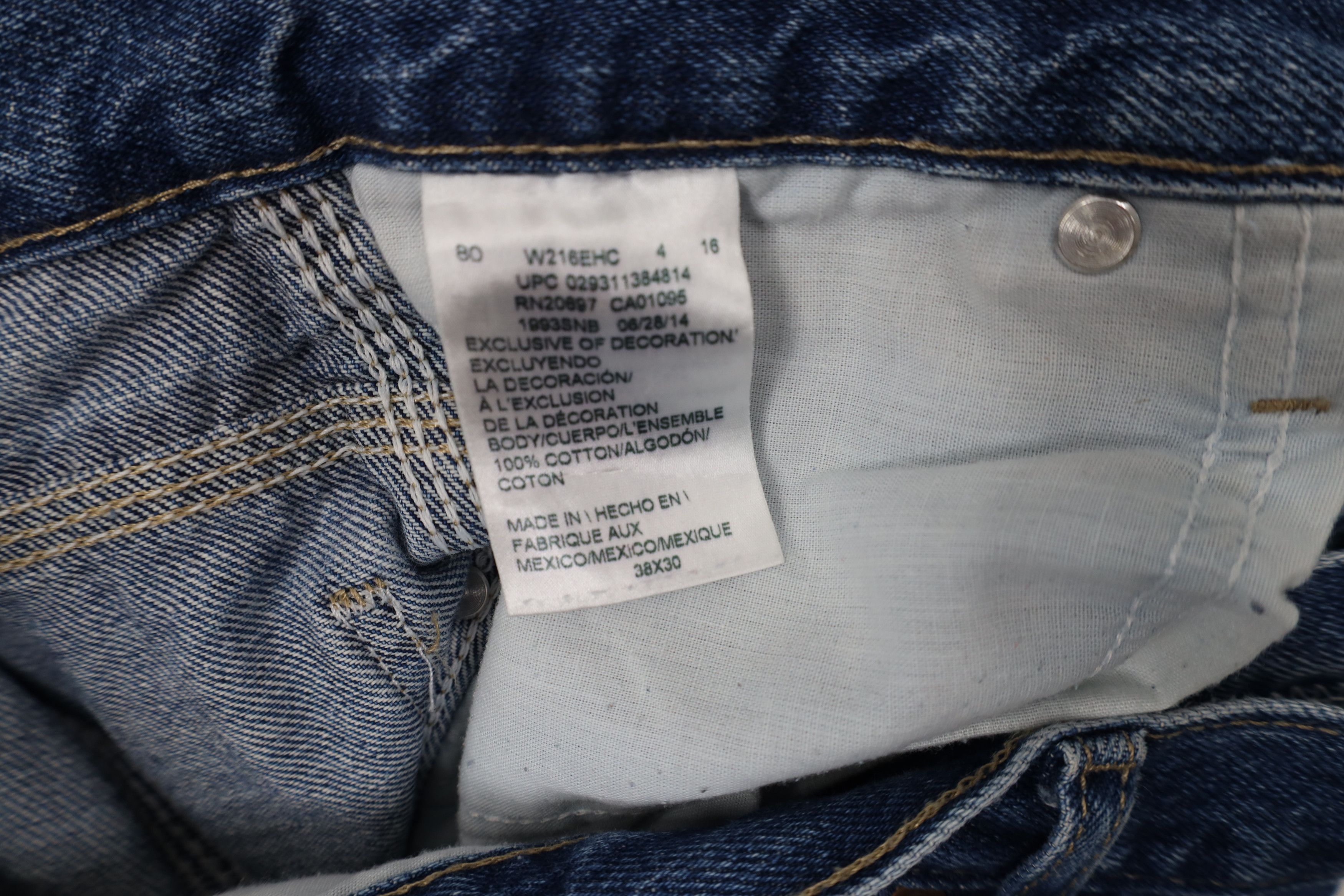 Dickies Vintage Y2K Dickies Wide Leg Dungaree Denim Jeans Blue Size US 38 / EU 54 - 7 Thumbnail