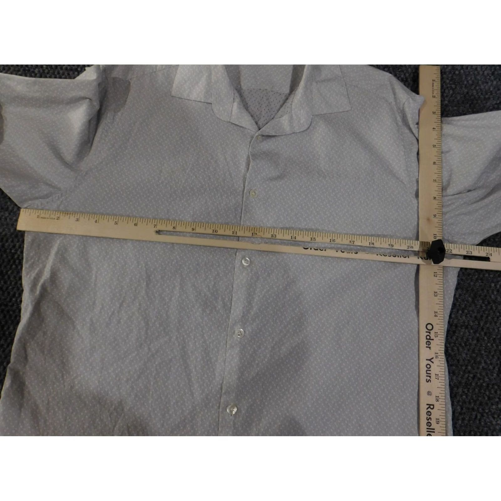 Theory Theory Button-Up Shirt Mens XL White Cotton Knit Casual Regular Long Sleeve) Size US XL / EU 56 / 4 - 4 Thumbnail