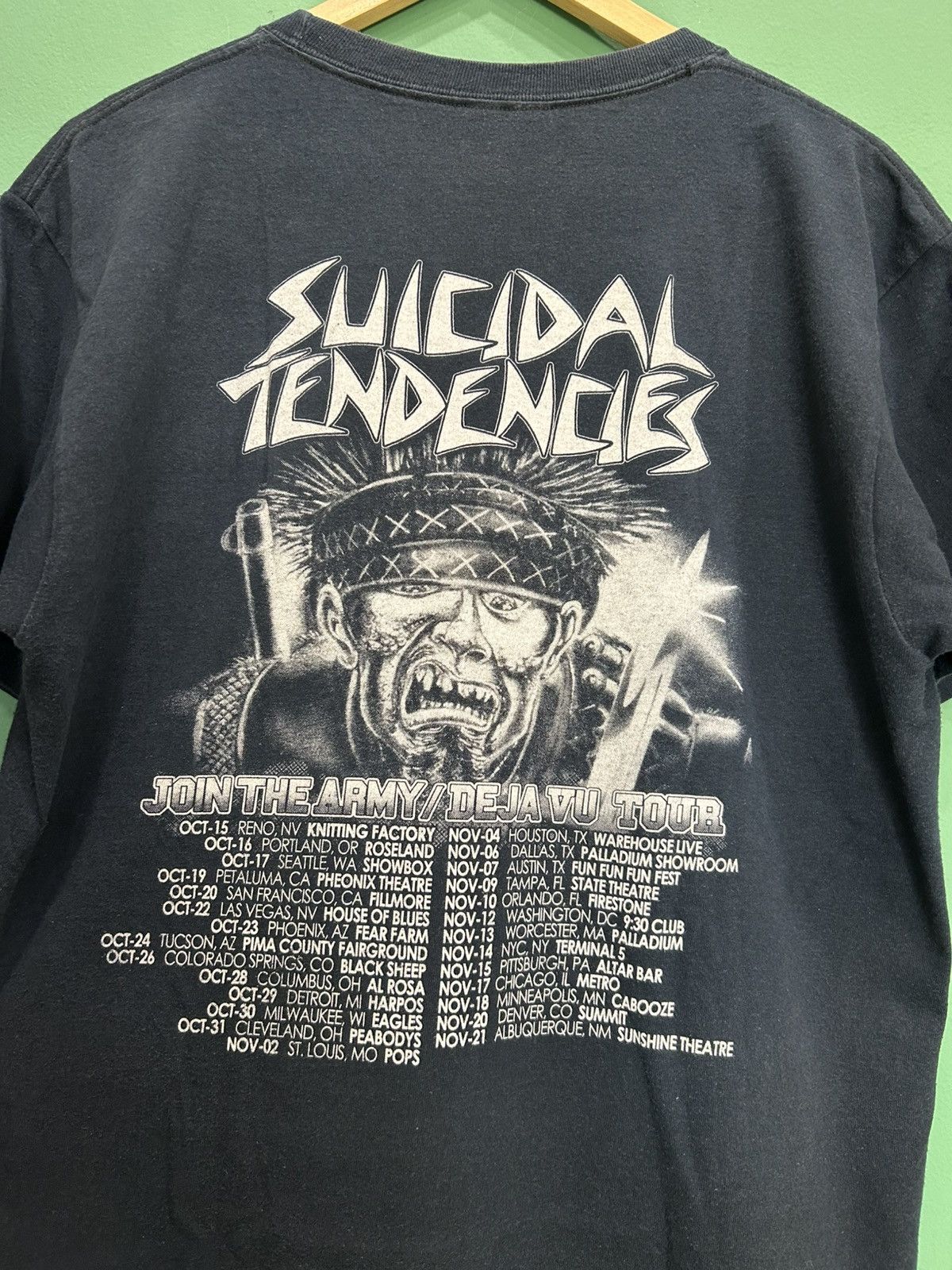Band Tees Suicidal Tendencies Join The Army / Deja Vu Tour 2010 Size US M / EU 48-50 / 2 - 2 Thumbnail