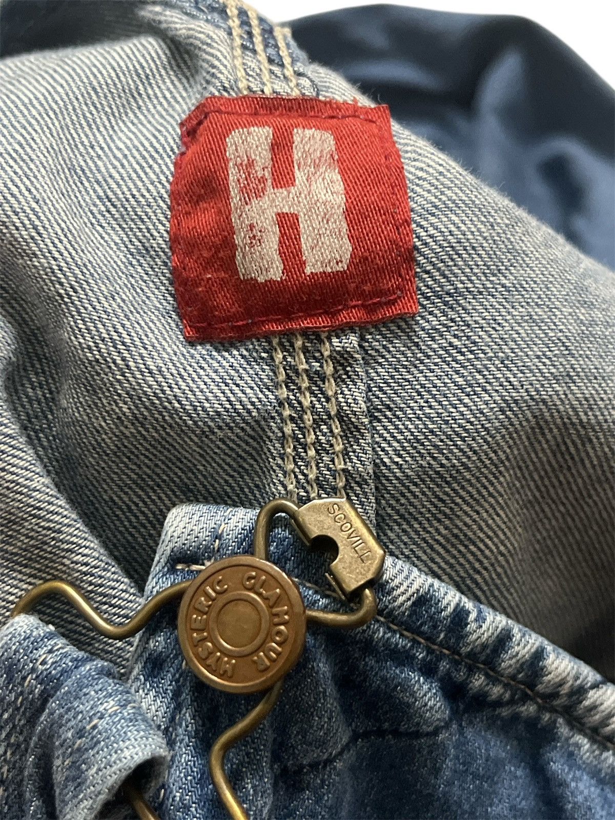 Hysteric Glamour HYSTERIC GLAMOUR OVERALL DENIME JEANS Size US 36 / EU 52 - 5 Thumbnail