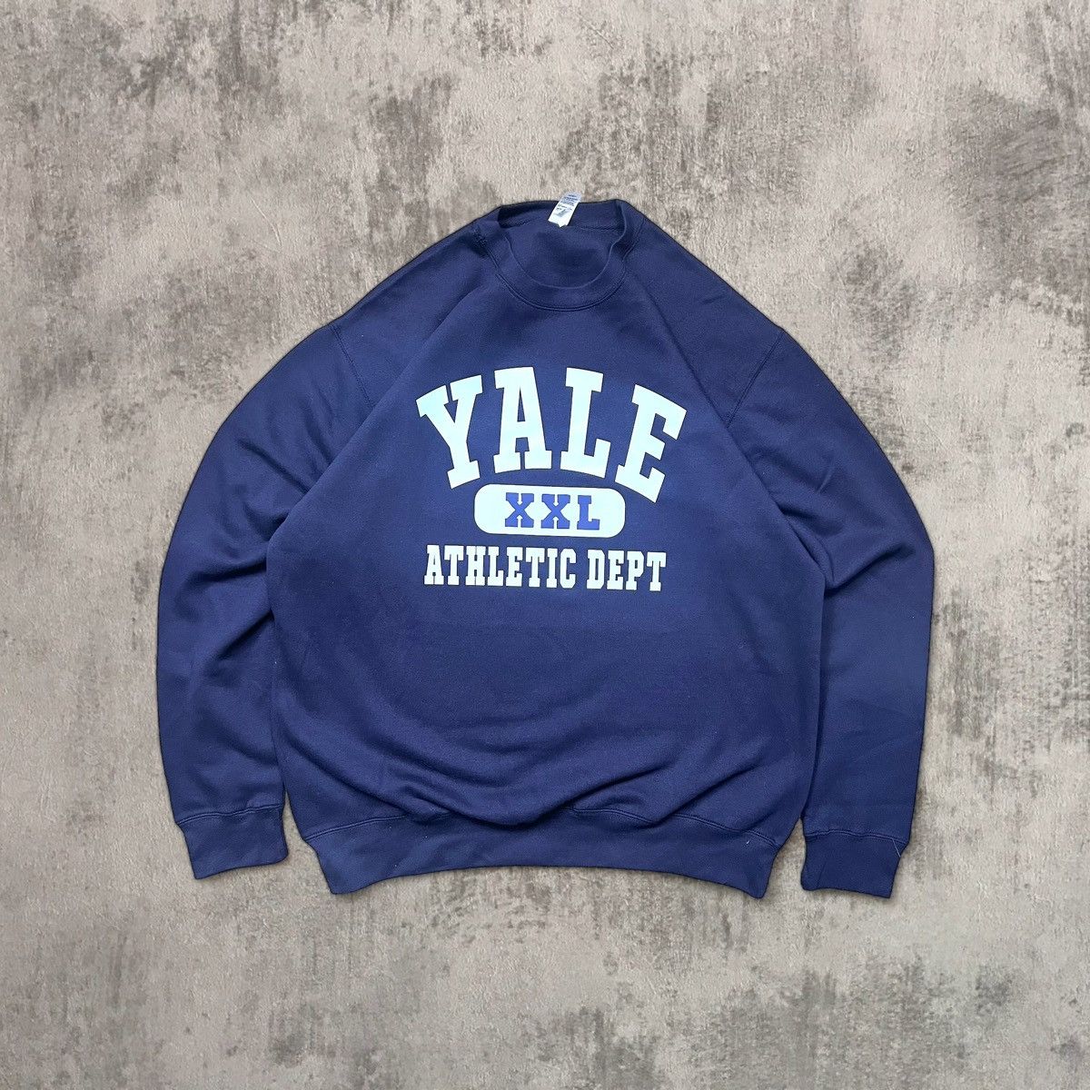 Vintage Vtg 90s Yale University Athletic Dept crewneck sweatshirt Size US XL / EU 56 / 4 - 2 Thumbnail