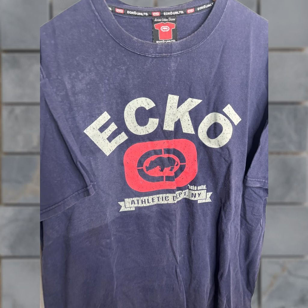 Ecko Unltd. VINTAGE Ecko Unlimited Shirt Mens 2XL Athletic Dept Graphic Made USA 90s Size US XXL / EU 58 / 5 - 1 Thumbnail