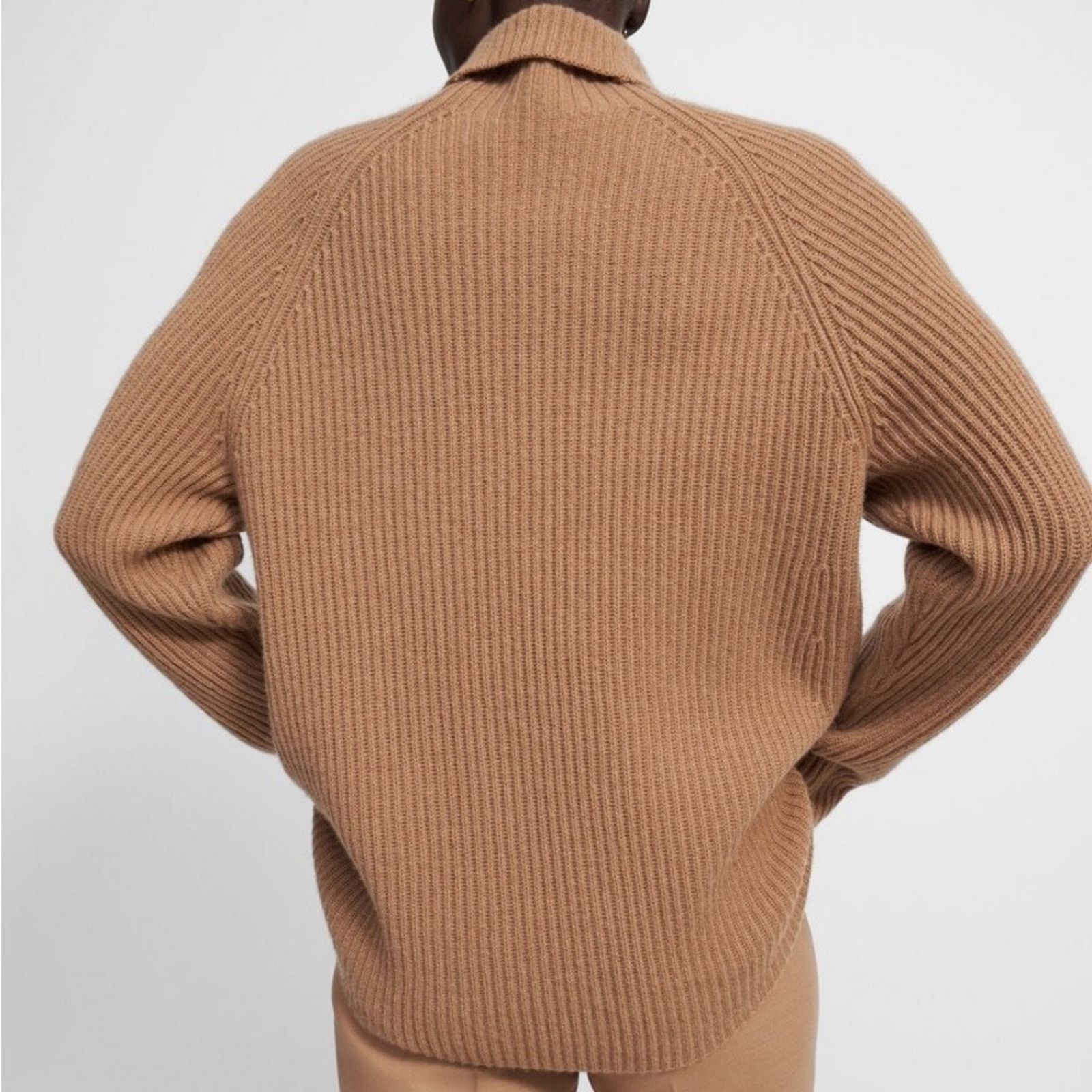 Theory Theory Turtleneck Sweater Cashmere Pullover Knit Raglan Size S / US 4 / IT 40 - 6 Thumbnail