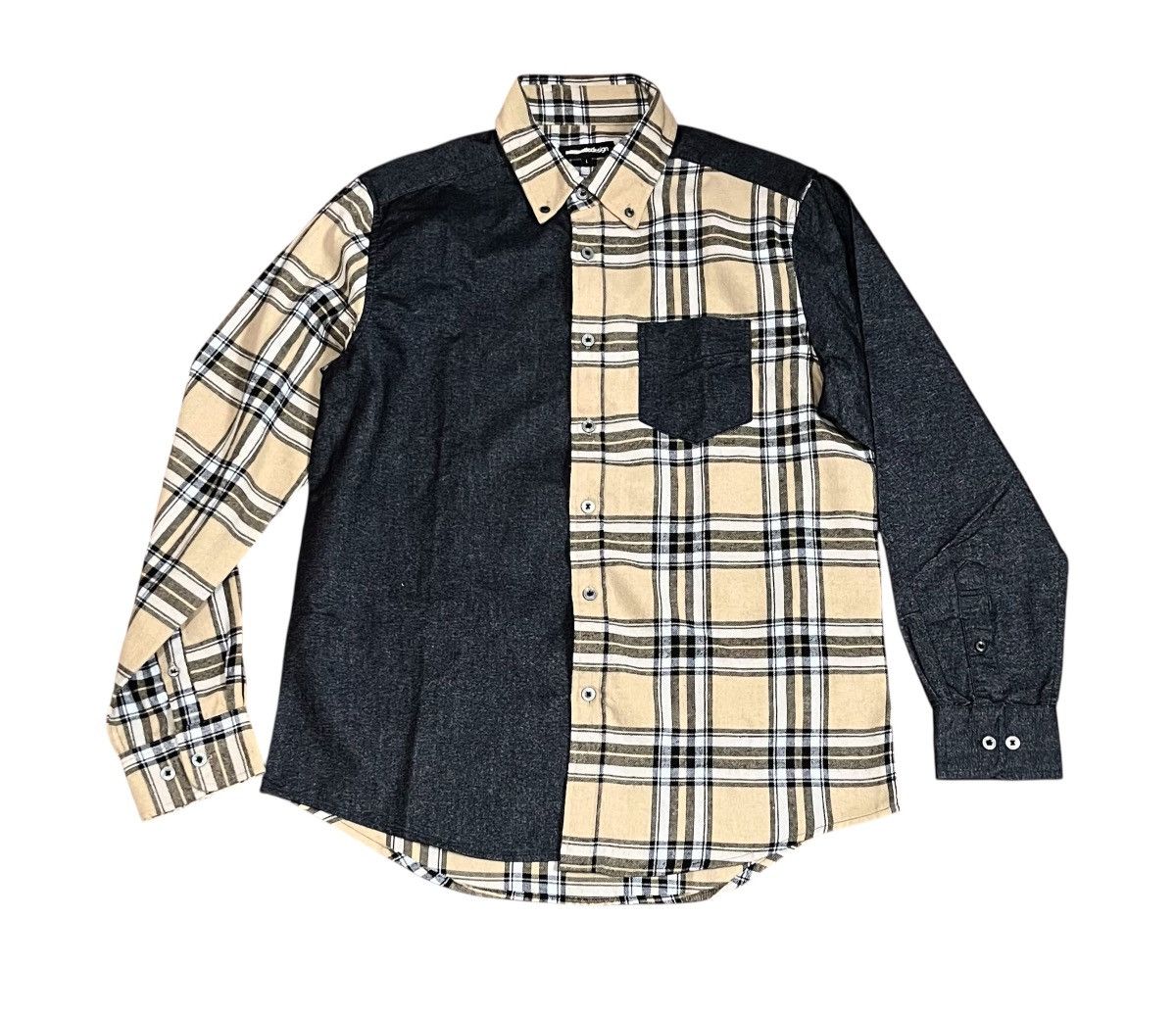 semanticdesign Semantic design hybrid burberry inspired button down shirt Size US L / EU 52-54 / 3 - 1 Thumbnail