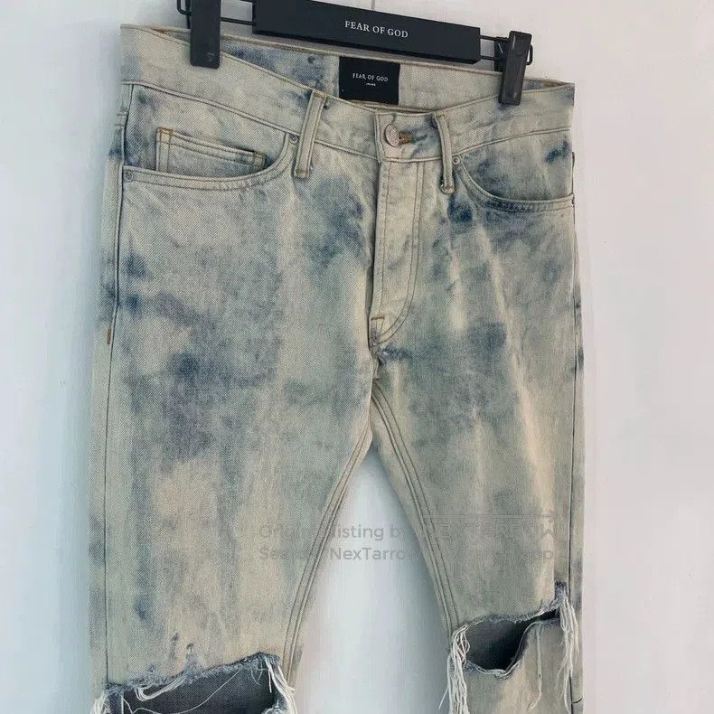 Fear of God Fear of God 5th Distressed Jeans. Size US 29 - 1 Thumbnail