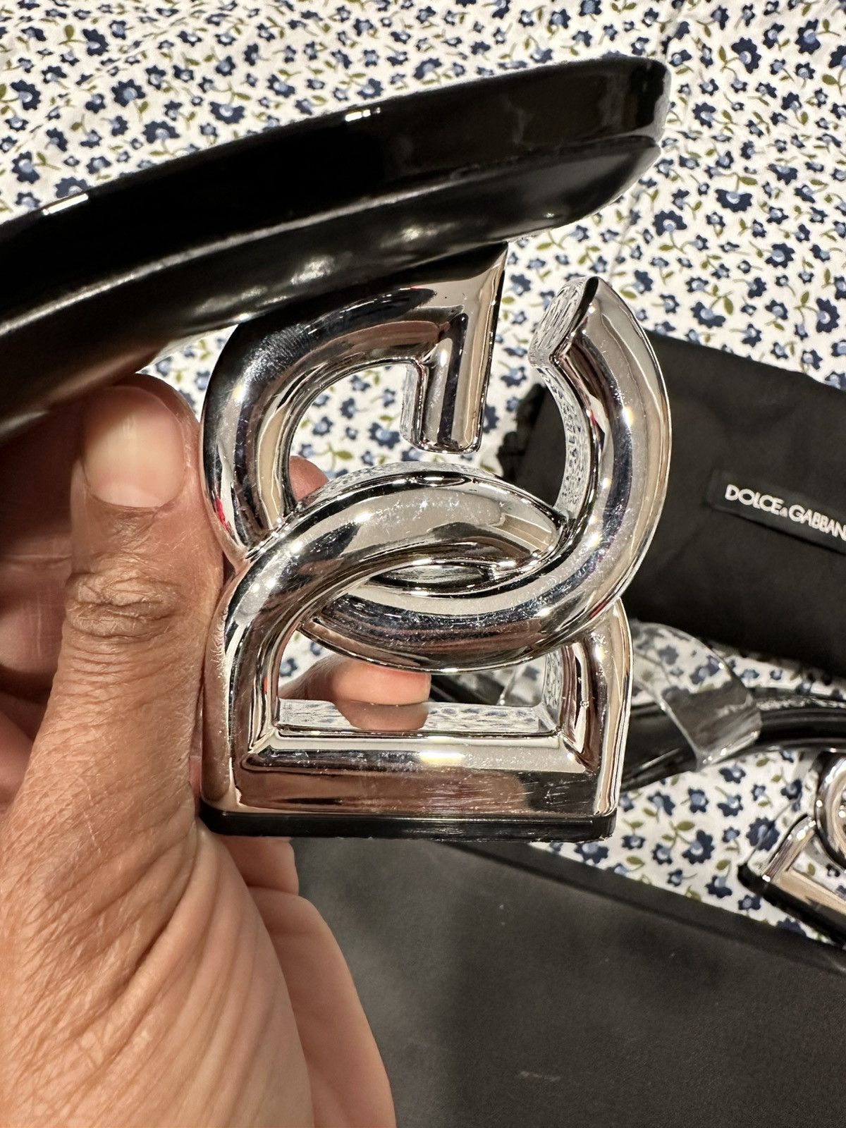 Dolce & Gabbana Dolce and Gabbana Black Clear Sandals EURO Size 39.5 US 9.5 Size US 9.5 / IT 39.5 - 7 Thumbnail