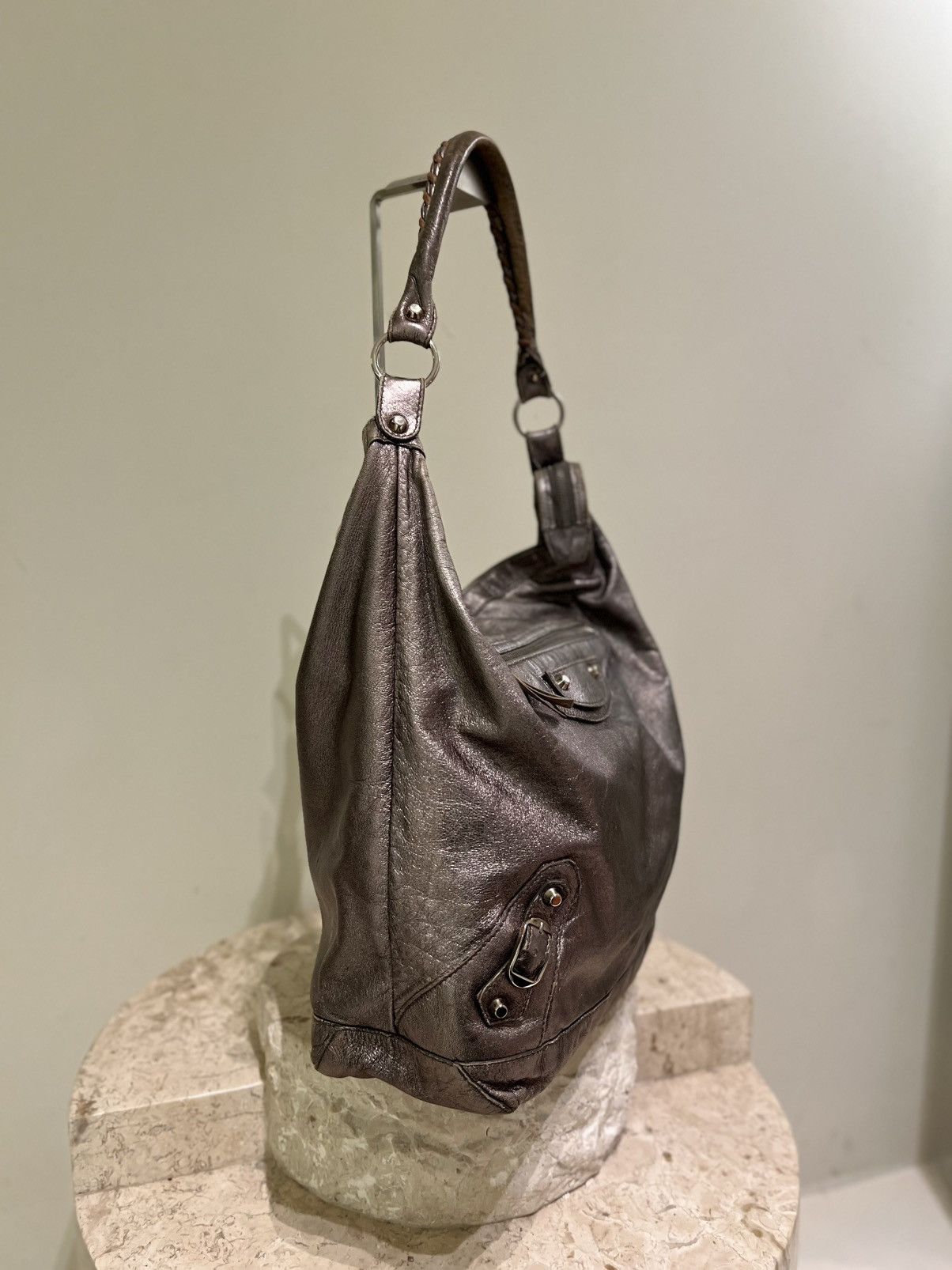 Balenciaga Balenciaga Day hobo silver Size ONE SIZE - 7 Thumbnail