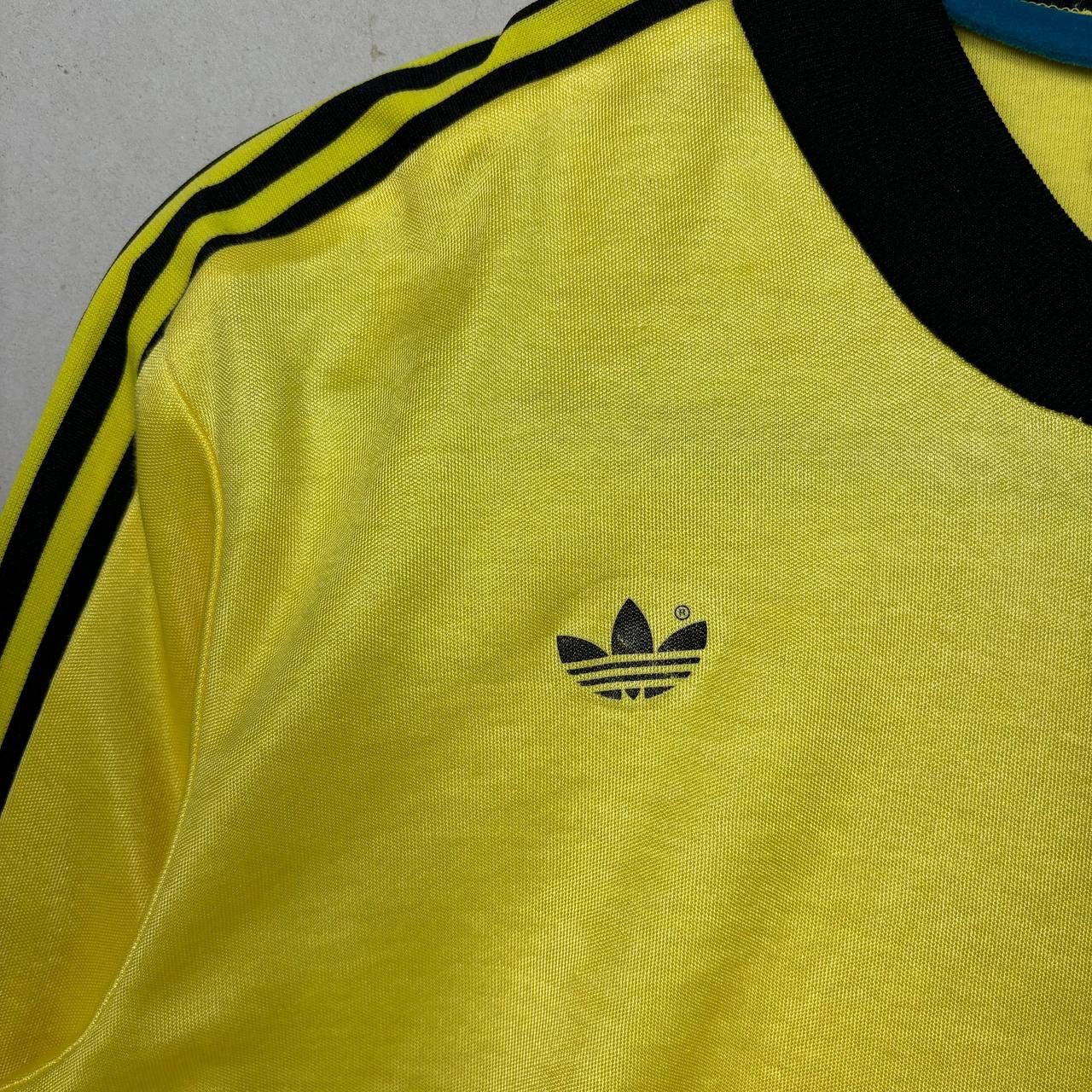 Adidas Vintage 80s Adidas Ventex Football Shirt Soccer Jersey LS Size US L / EU 52-54 / 3 - 5 Thumbnail