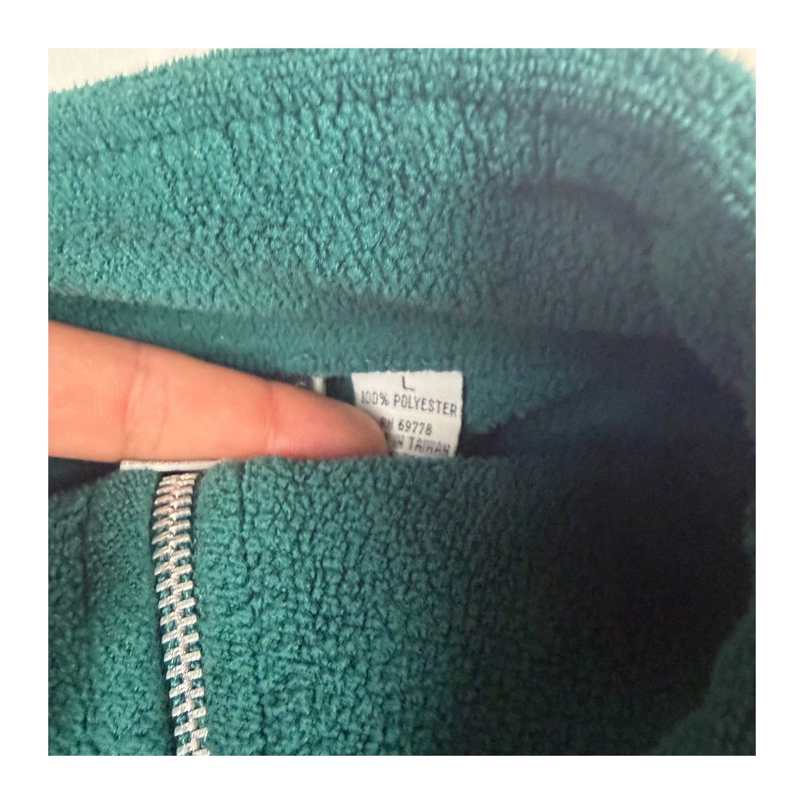 Vintage Vintage 90s Champs Sports Quarter Zip Fleece XL Forest Green Size US XL / EU 56 / 4 - 4 Thumbnail