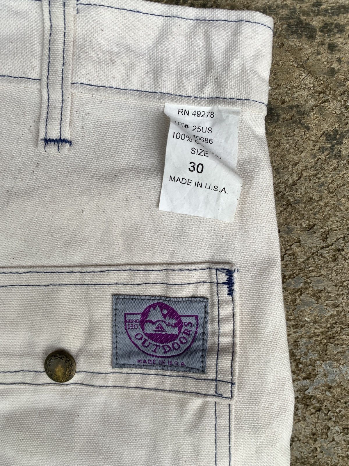 Vintage 90s Gung Ho USA Fatigue Shorts Size US 30 / EU 46 - 3 Thumbnail