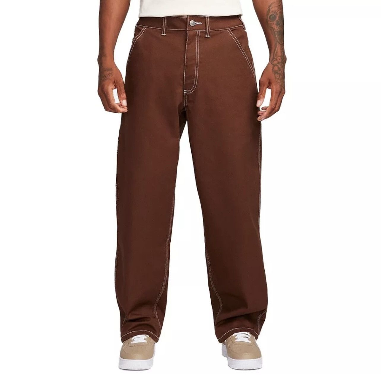 Nike Nike Life Straight Leg Carpenter Pants Cacao Wow Brown Size US 30 / EU 46 - 7 Thumbnail