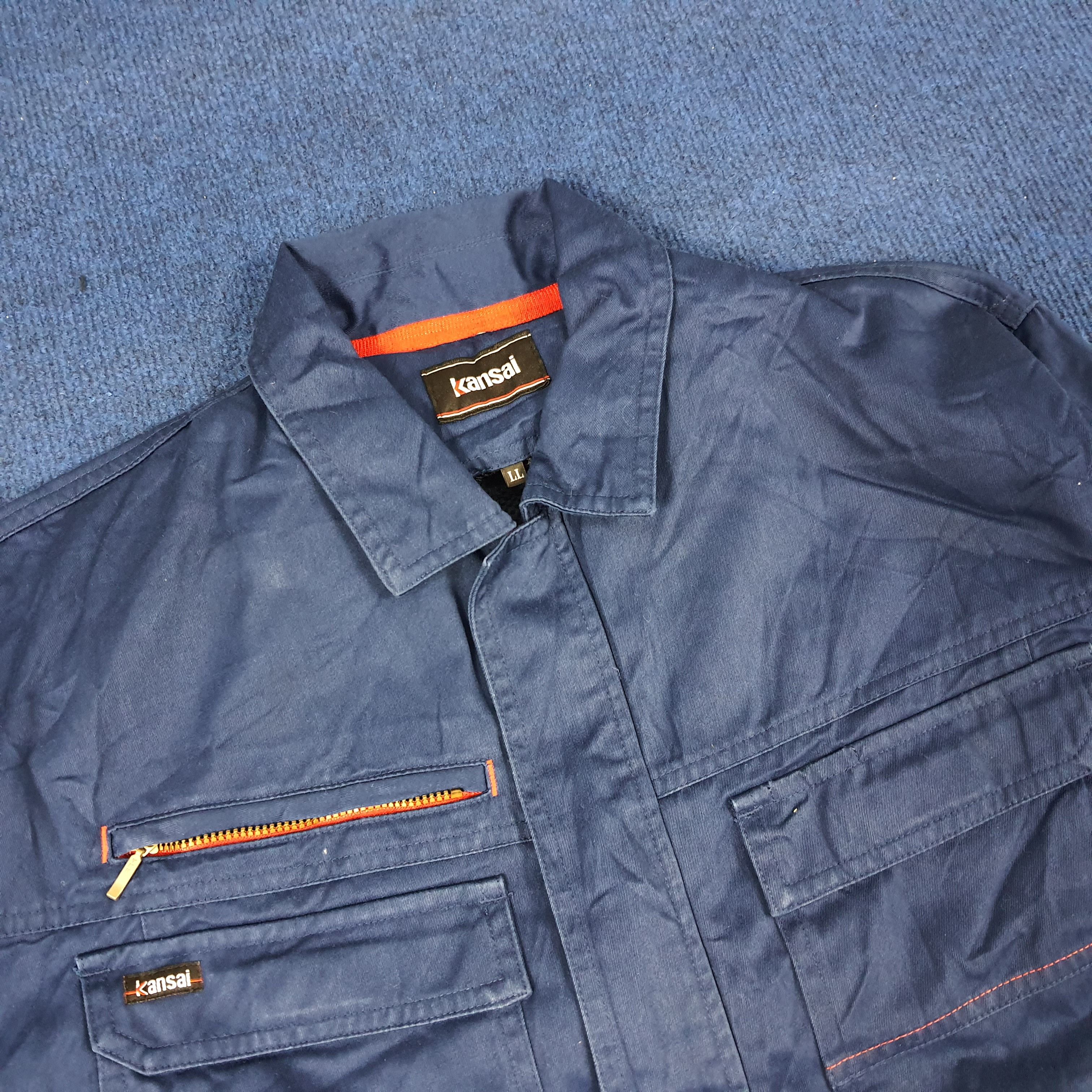 Japanese Brand × Vintage Vintage Kansai x Custom Number Nine Logo Workwear Jacket Size US L / EU 52-54 / 3 - 4 Thumbnail