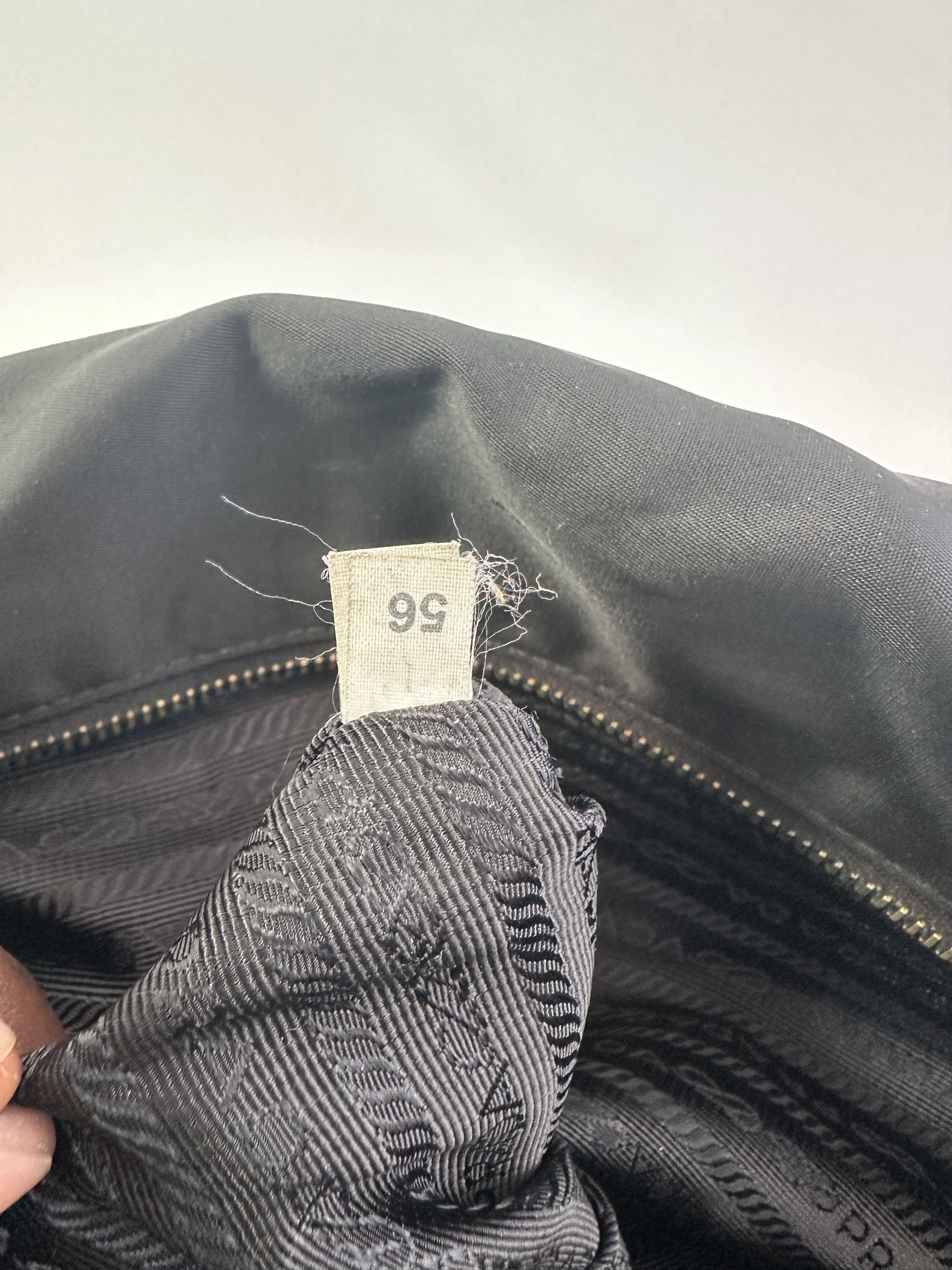 Prada Prada Black Nylon Flap Messenger Bag Size ONE SIZE - 9 Thumbnail
