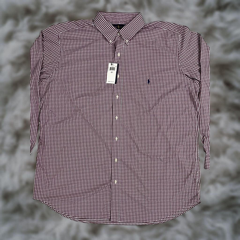 Ralph Lauren Ralph Lauren Performance Stretch Button Down Shirt Men’s 2XLT NWT Check Shirt Size US XXL / EU 58 / 5 - 1 Thumbnail